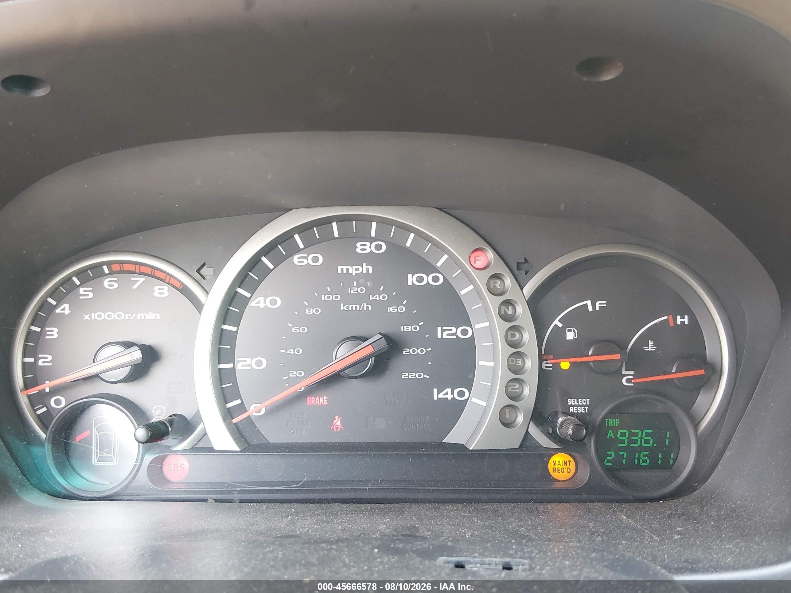 2003 Honda Pilot Ex Tan vin: 2HKYF18463H556836