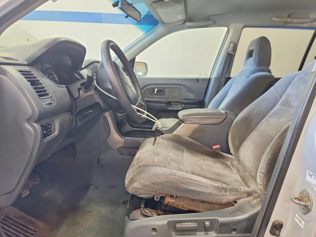 2003 Honda Pilot Ex Silver vin: 2HKYF18463H582658