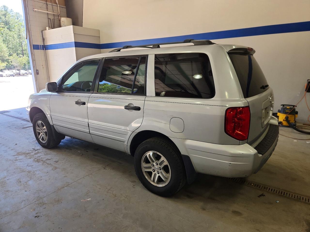 2003 Honda Pilot Ex Silver vin: 2HKYF18463H582658