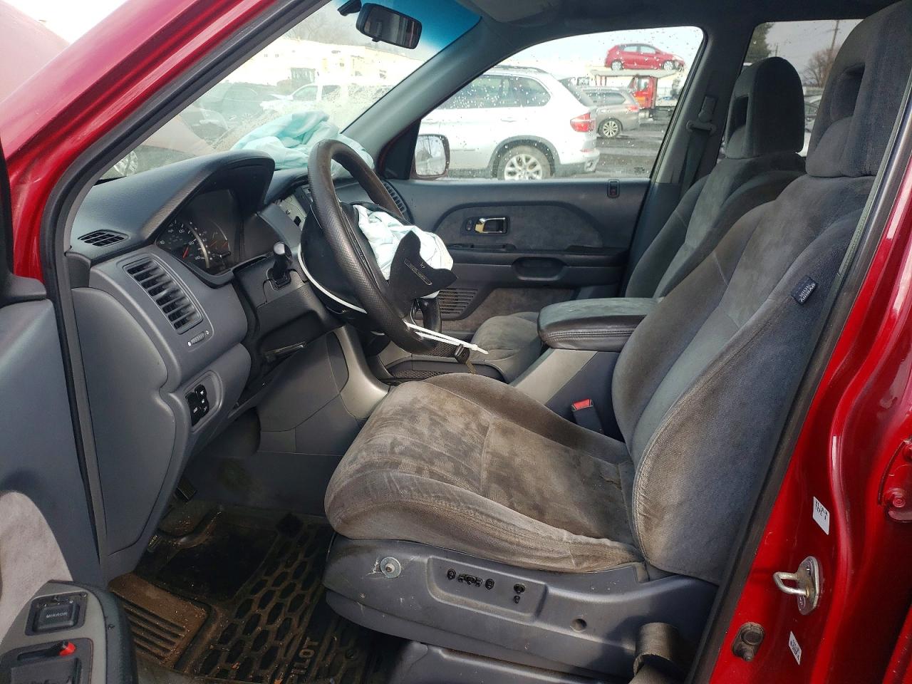 2003 Honda Pilot Ex Бордовый vin: 2HKYF18463H592056