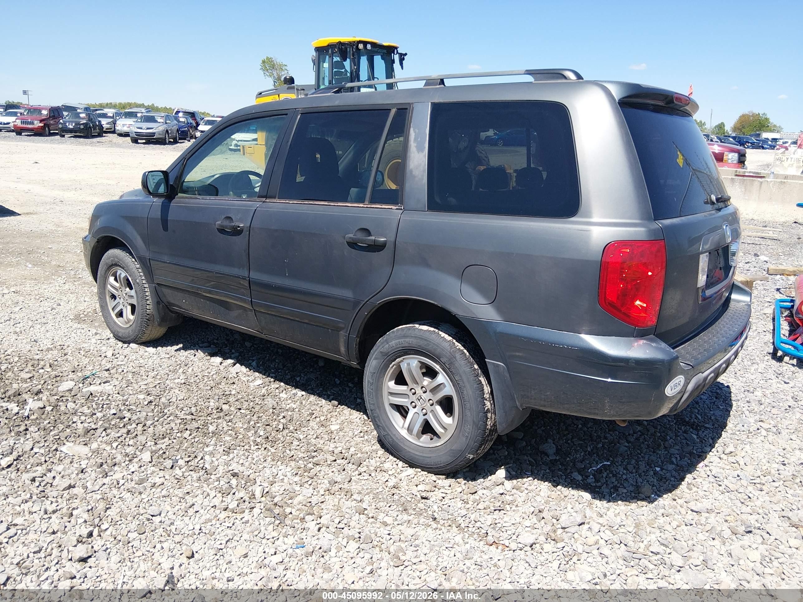 2003 Honda Pilot Ex Серый vin: 2HKYF18463H602102