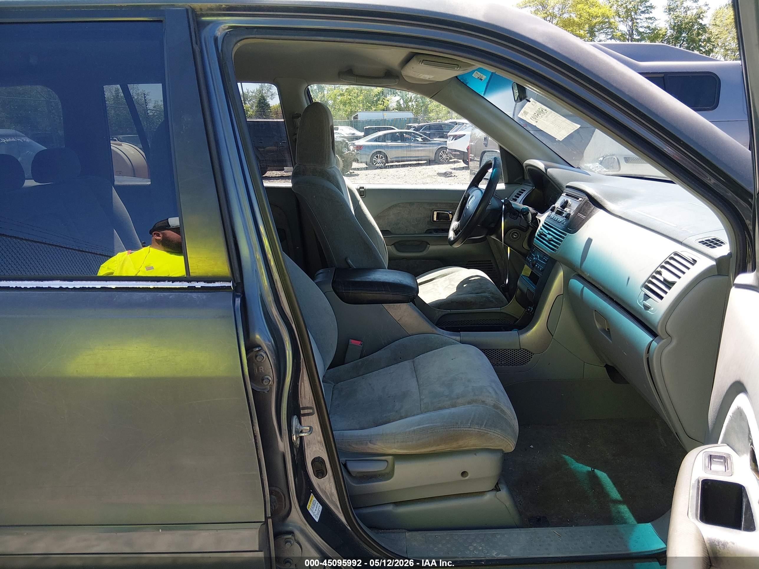 2003 Honda Pilot Ex Серый vin: 2HKYF18463H602102