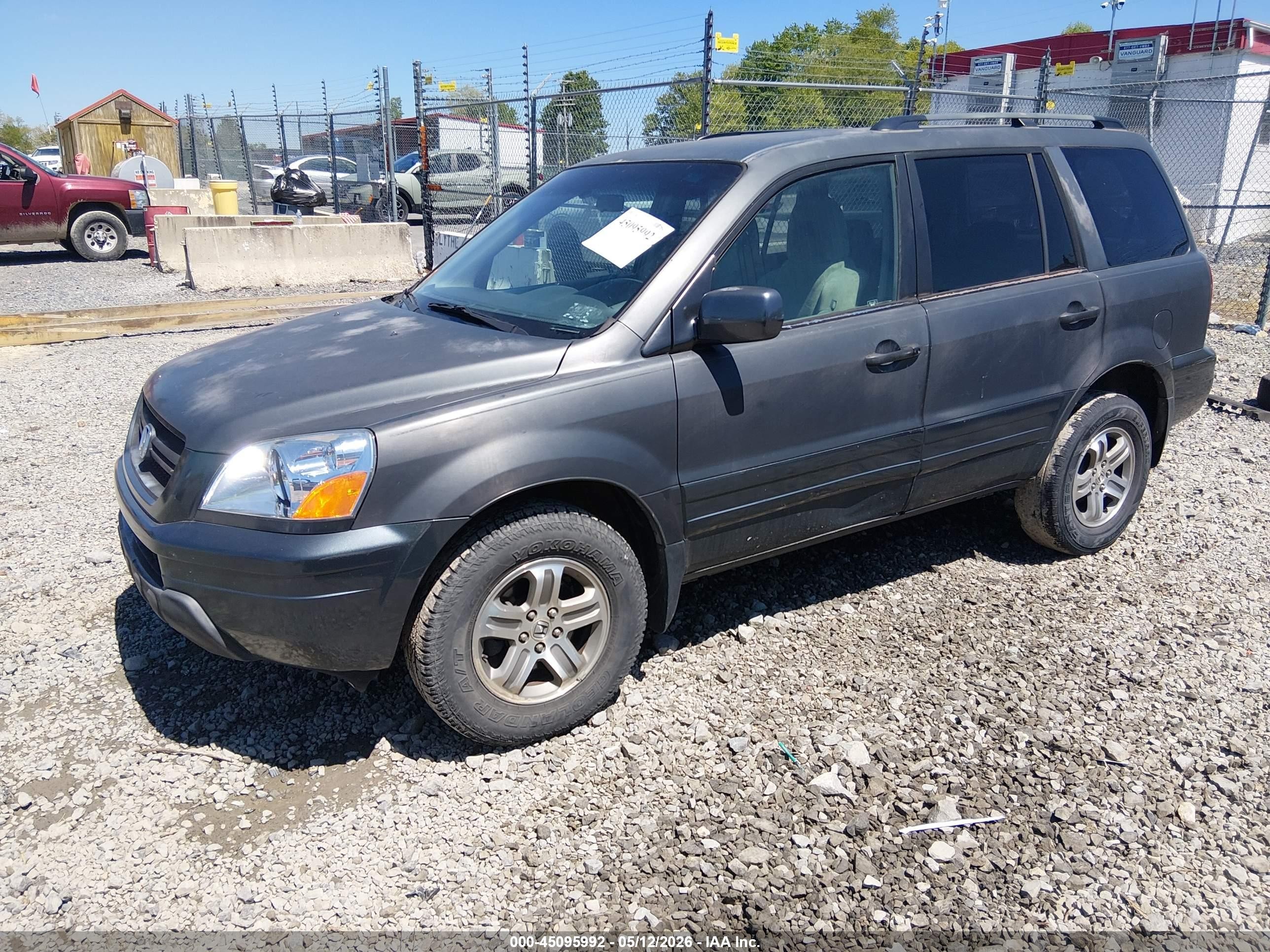 2003 Honda Pilot Ex Серый vin: 2HKYF18463H602102