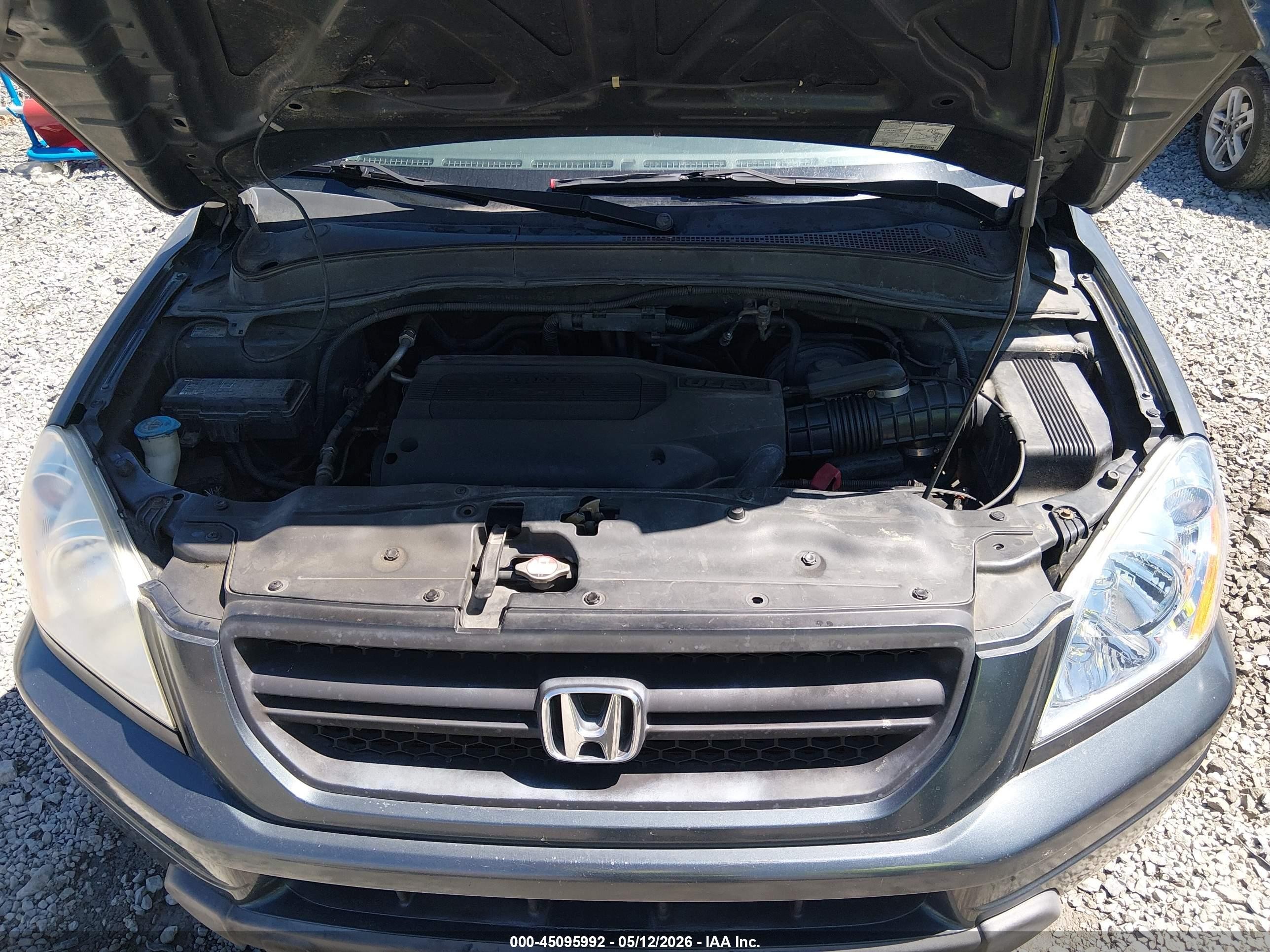 2003 Honda Pilot Ex Серый vin: 2HKYF18463H602102