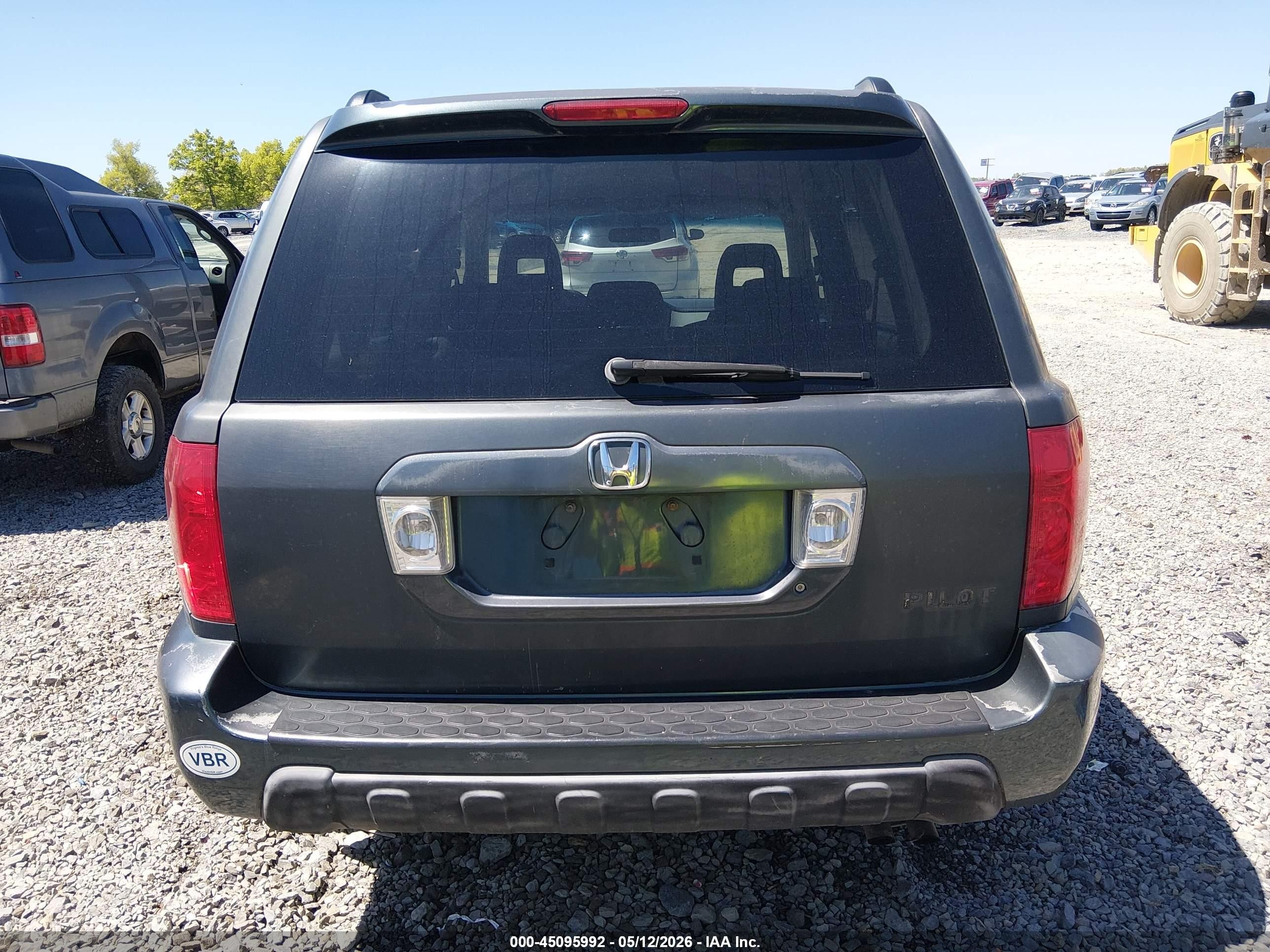 2003 Honda Pilot Ex Серый vin: 2HKYF18463H602102