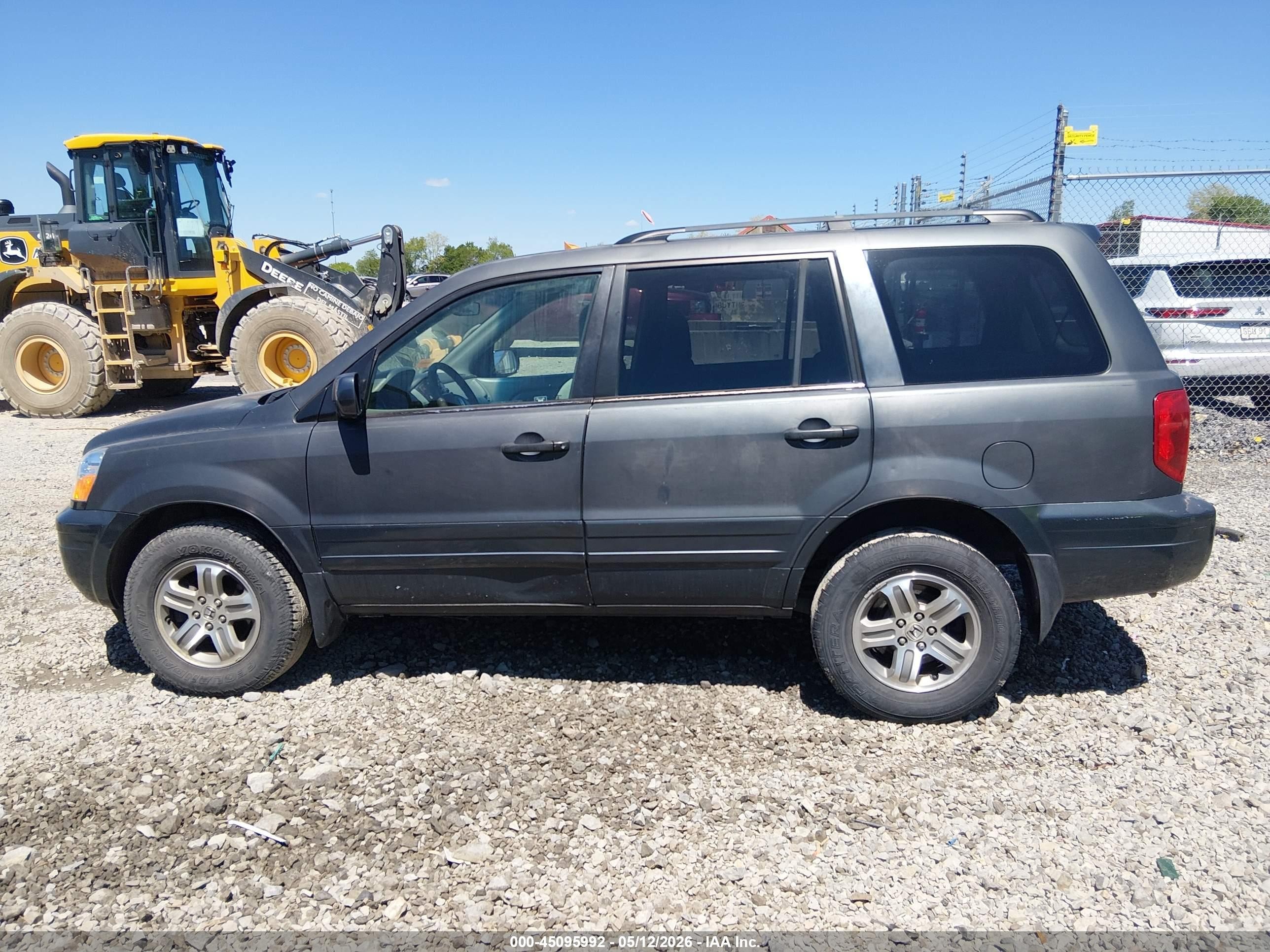 2003 Honda Pilot Ex Серый vin: 2HKYF18463H602102