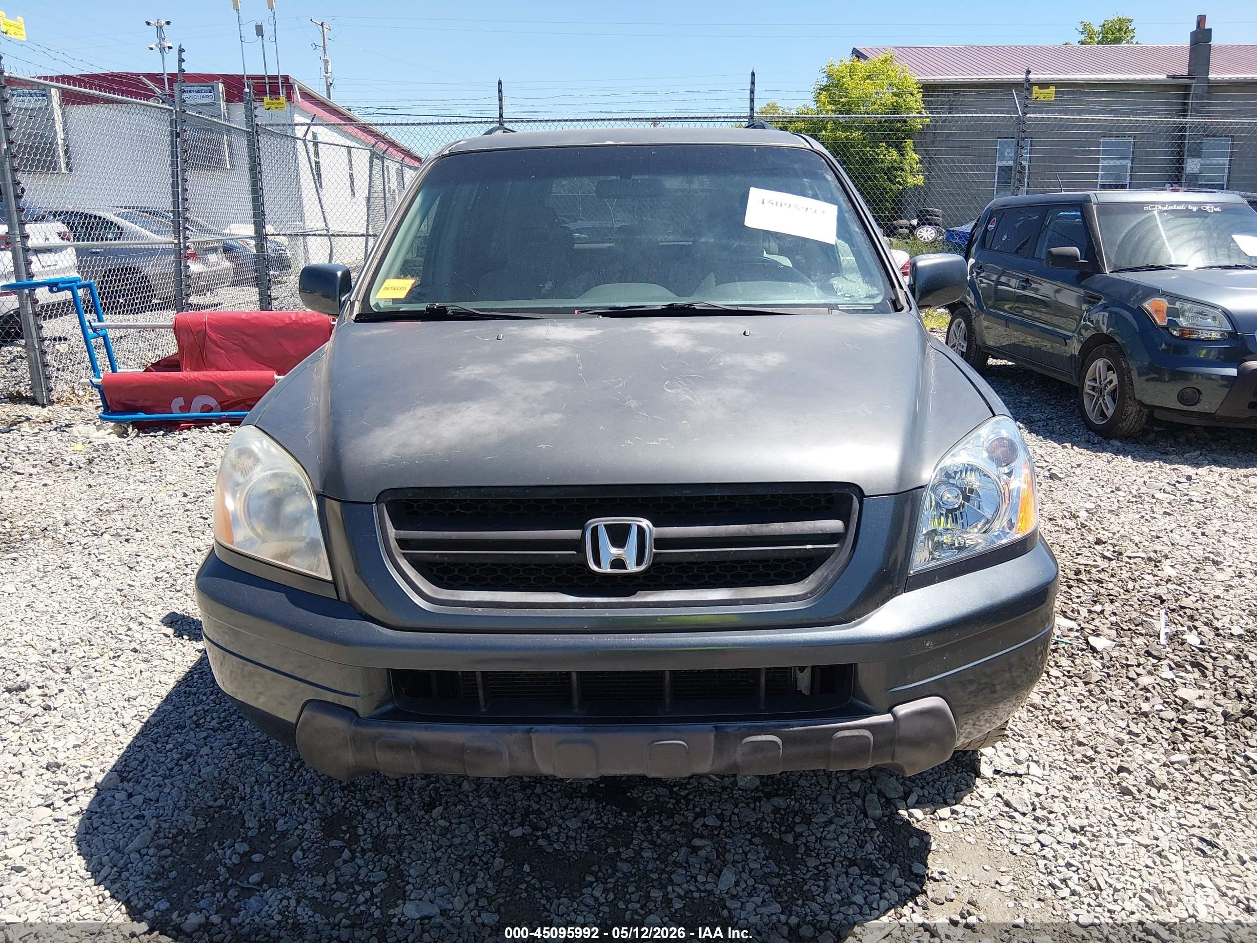 2003 Honda Pilot Ex Серый vin: 2HKYF18463H602102