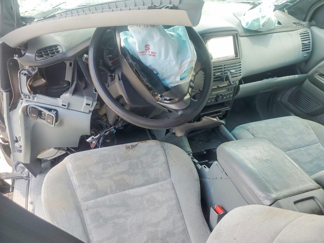 2004 Honda Pilot Ex Gray vin: 2HKYF18464H546695