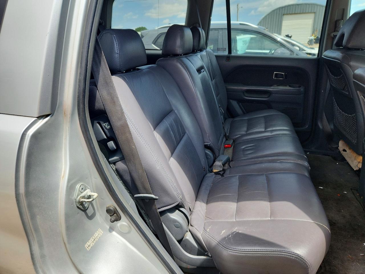 2006 Honda Pilot Ex Silver vin: 2HKYF18466H506152