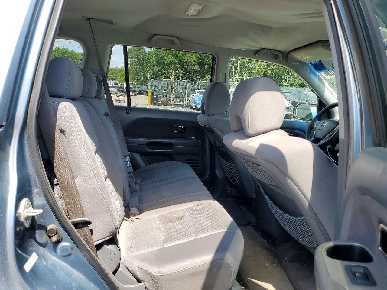 2007 Honda Pilot Ex Blue vin: 2HKYF18467H528864