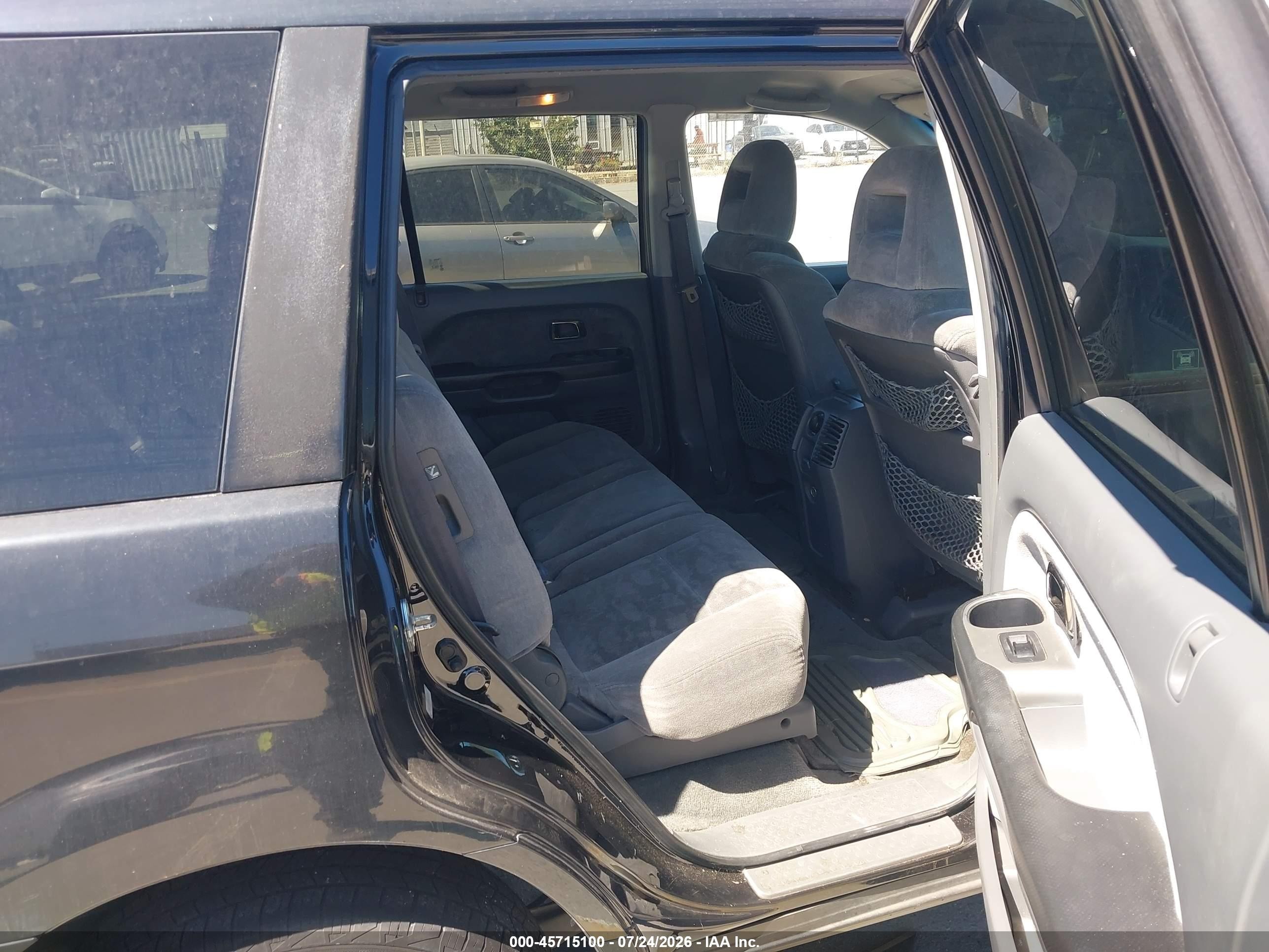 2004 Honda Pilot Ex Black vin: 2HKYF18474H568785
