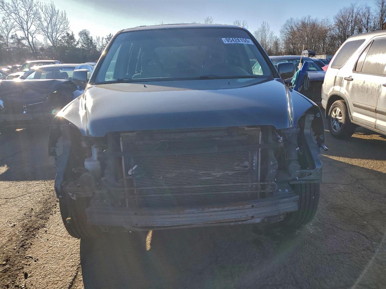 2004 Honda Pilot Ex Gray vin: 2HKYF18474H591337