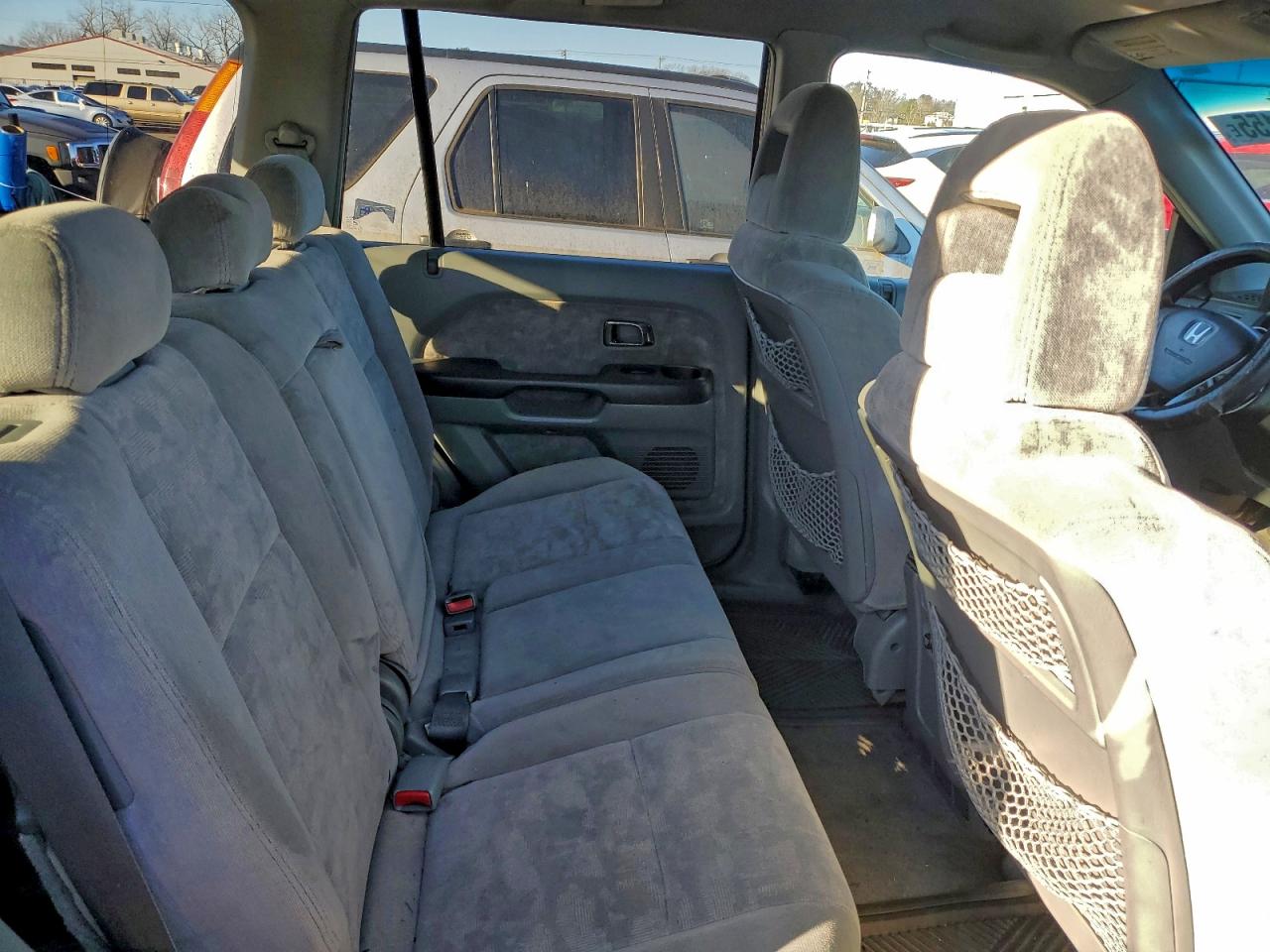 2004 Honda Pilot Ex Gray vin: 2HKYF18474H591337