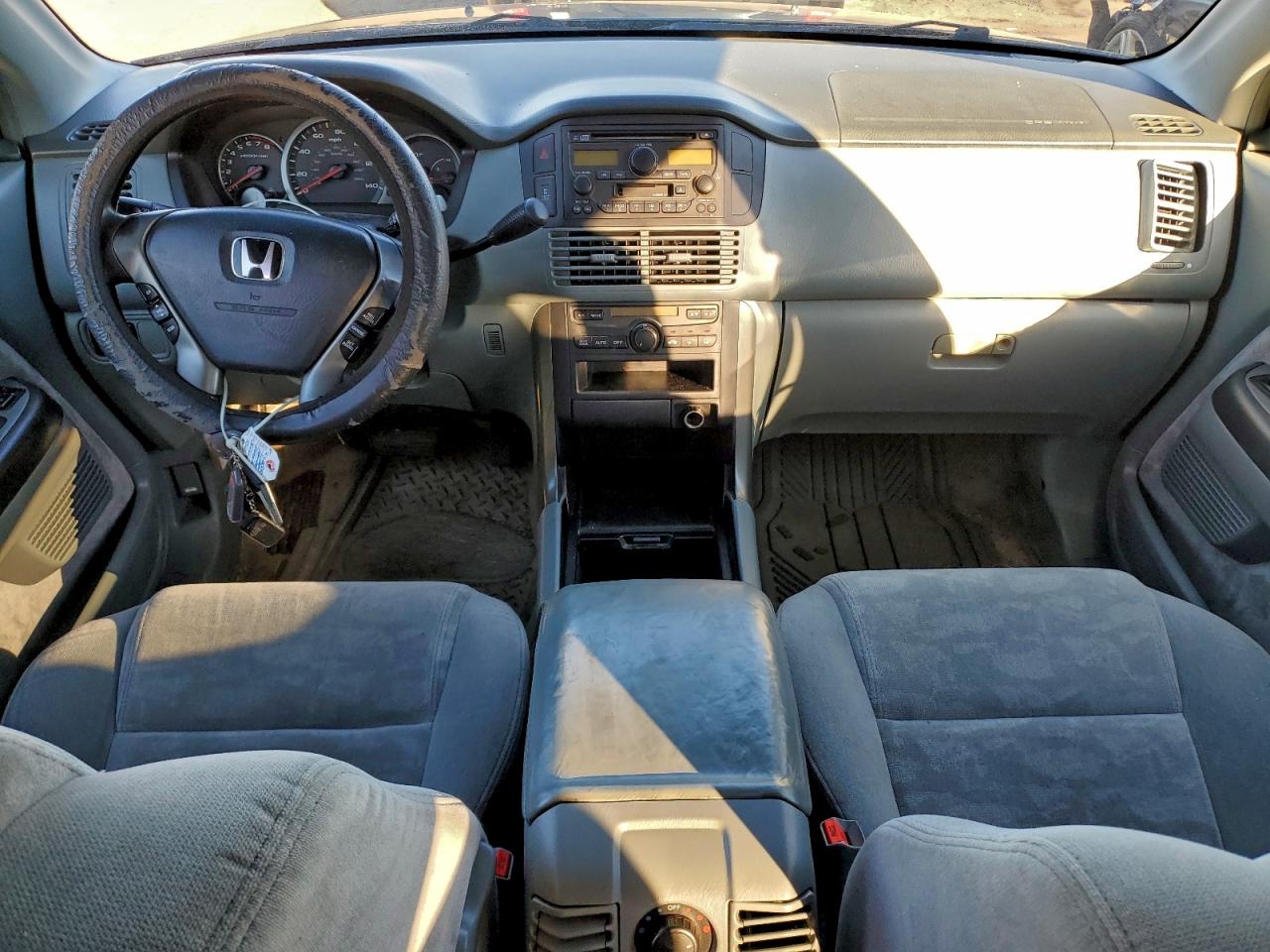 2004 Honda Pilot Ex Gray vin: 2HKYF18474H591337