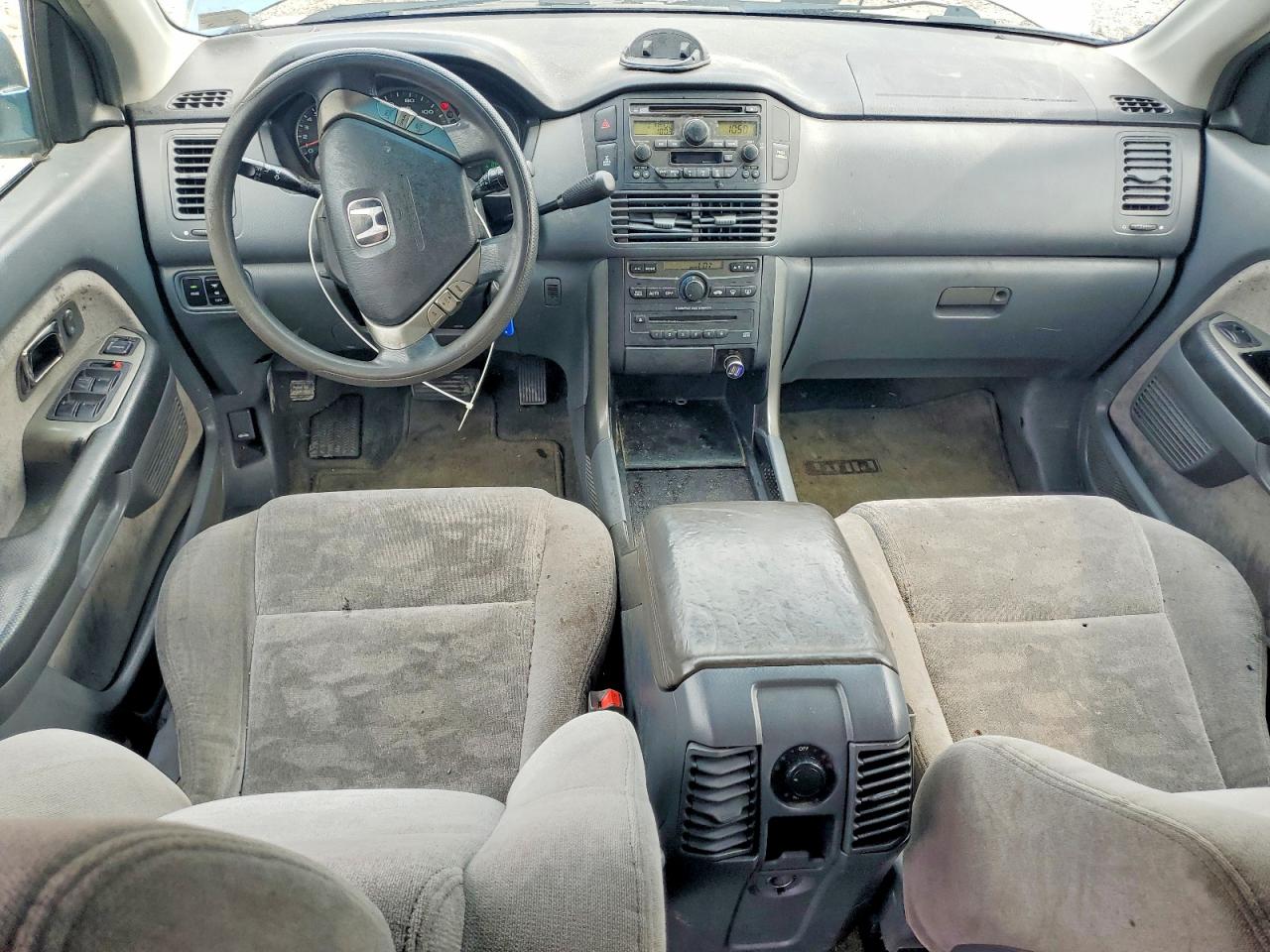 2005 Honda Pilot Ex Blue vin: 2HKYF18475H507969