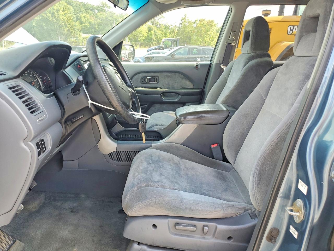 2005 Honda Pilot Ex Blue vin: 2HKYF18475H517126