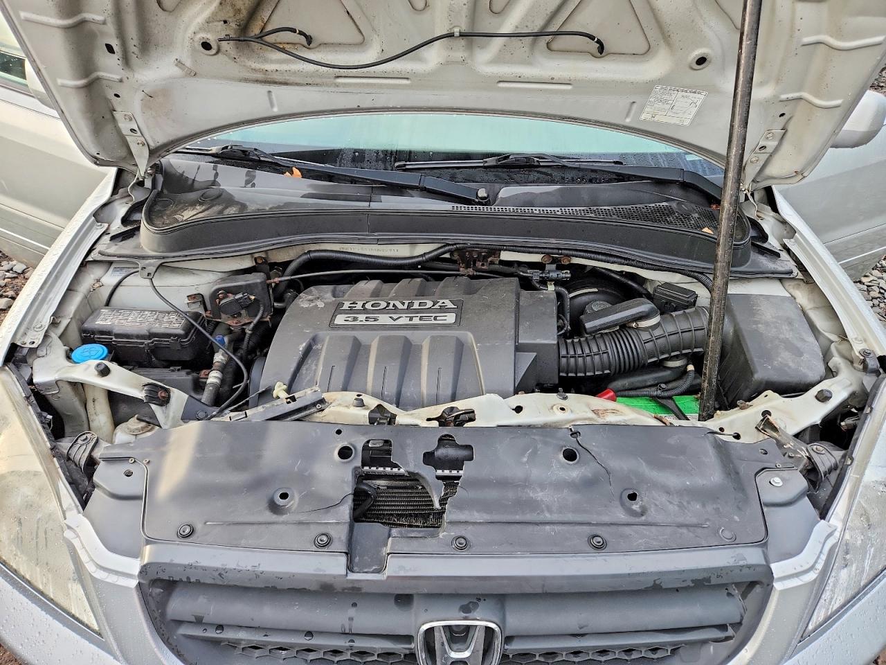 2005 Honda Pilot Ex Серебряный vin: 2HKYF18475H522911