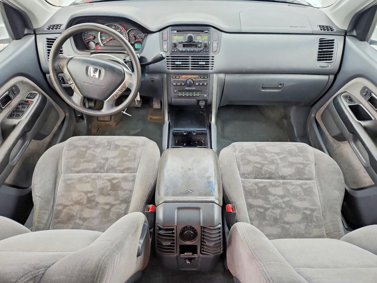 2005 Honda Pilot Ex Silver vin: 2HKYF18475H535481