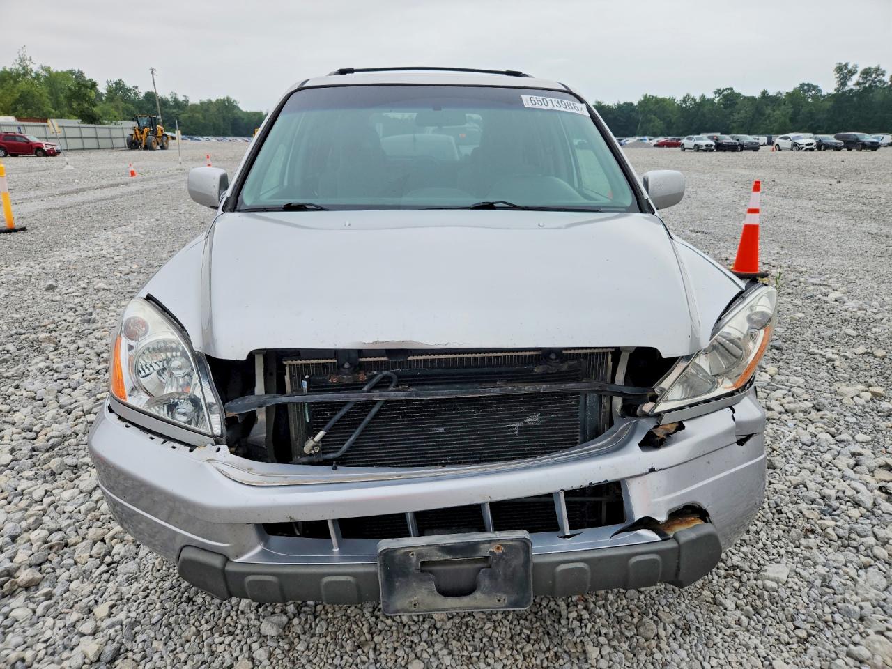 2005 Honda Pilot Ex Silver vin: 2HKYF18475H535481