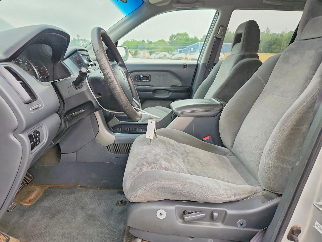 2005 Honda Pilot Ex Silver vin: 2HKYF18475H535481