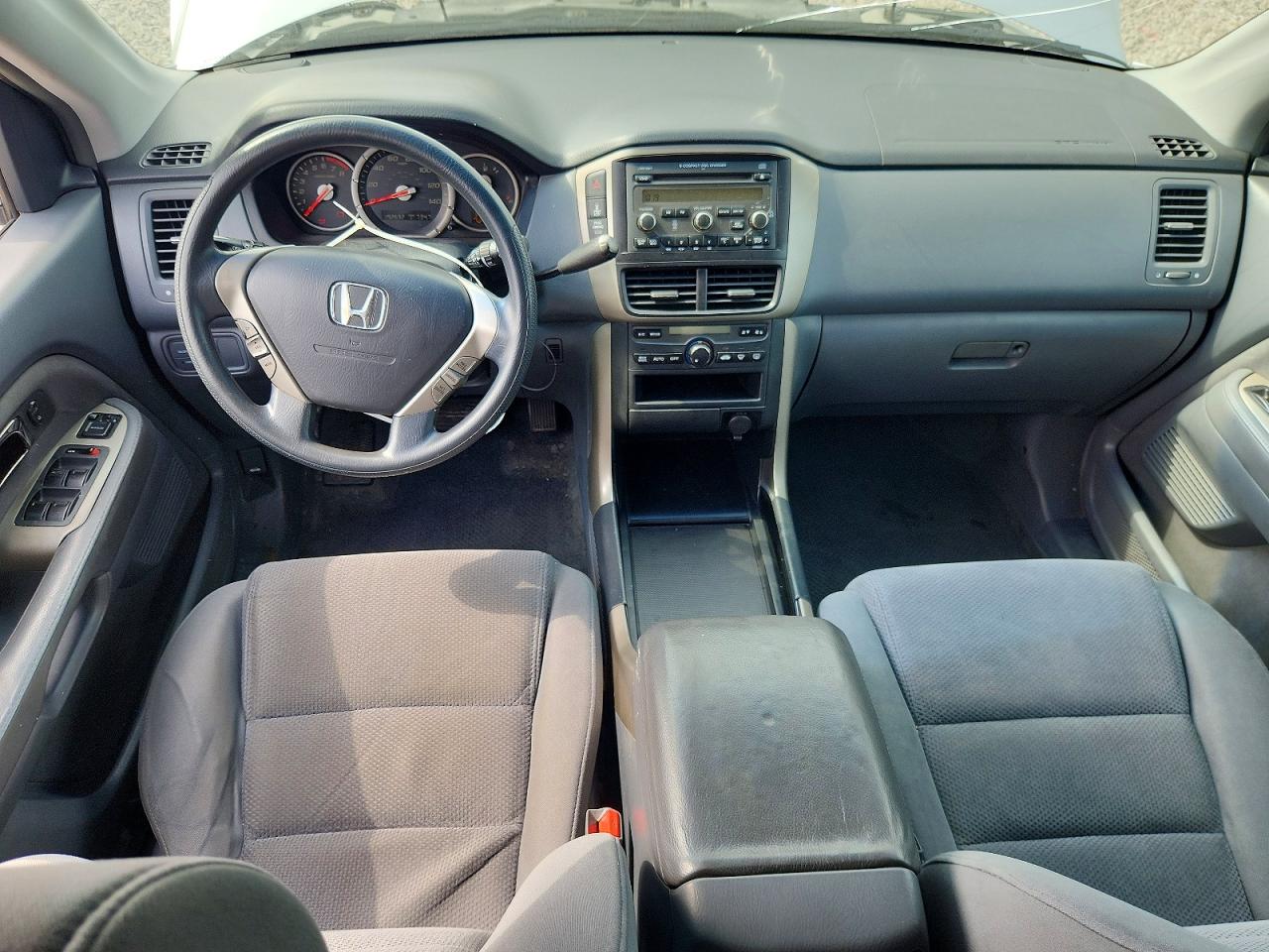 2006 Honda Pilot Ex Silver vin: 2HKYF18476H508167