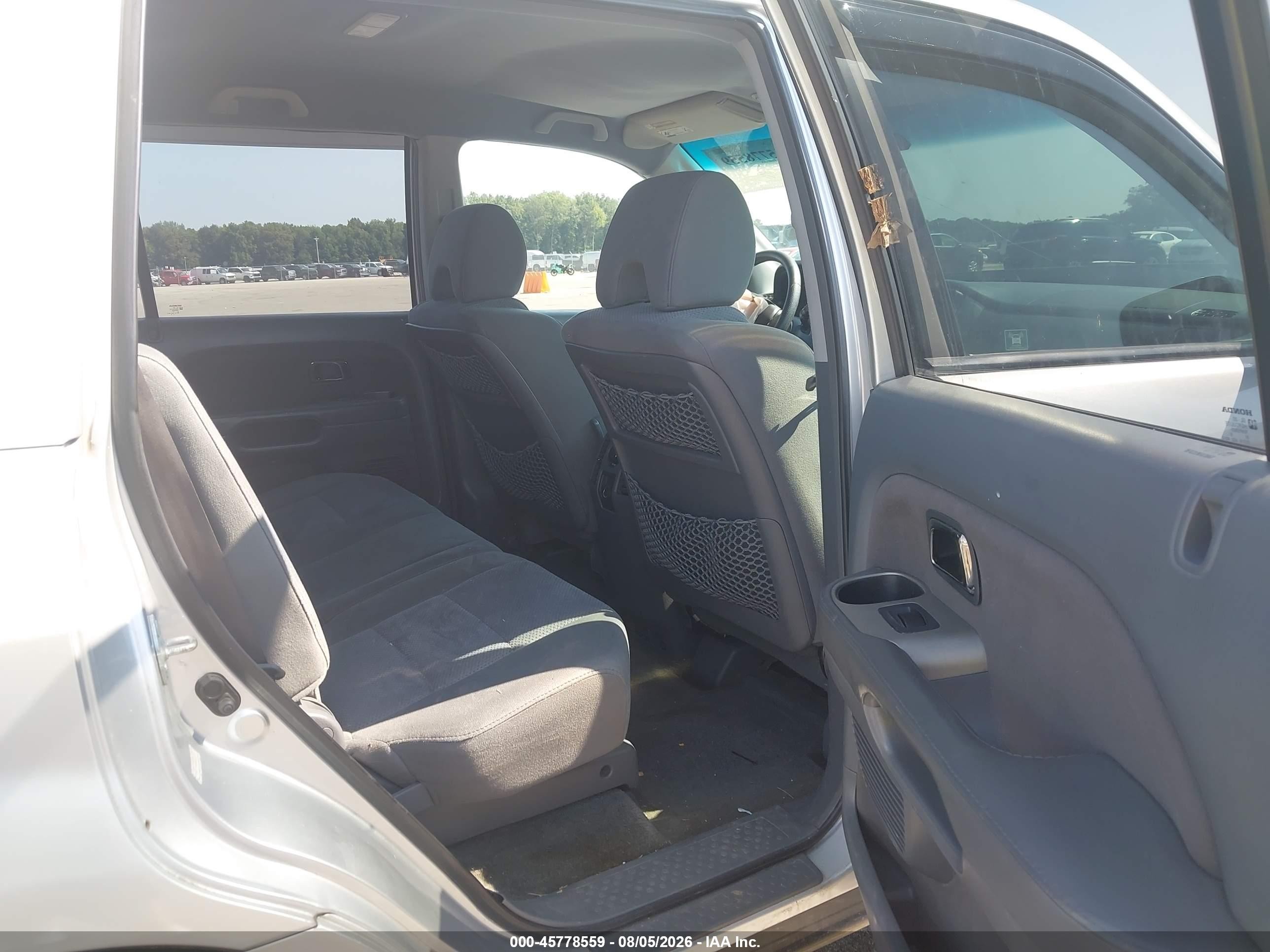 2006 Honda Pilot Ex Silver vin: 2HKYF18476H527625