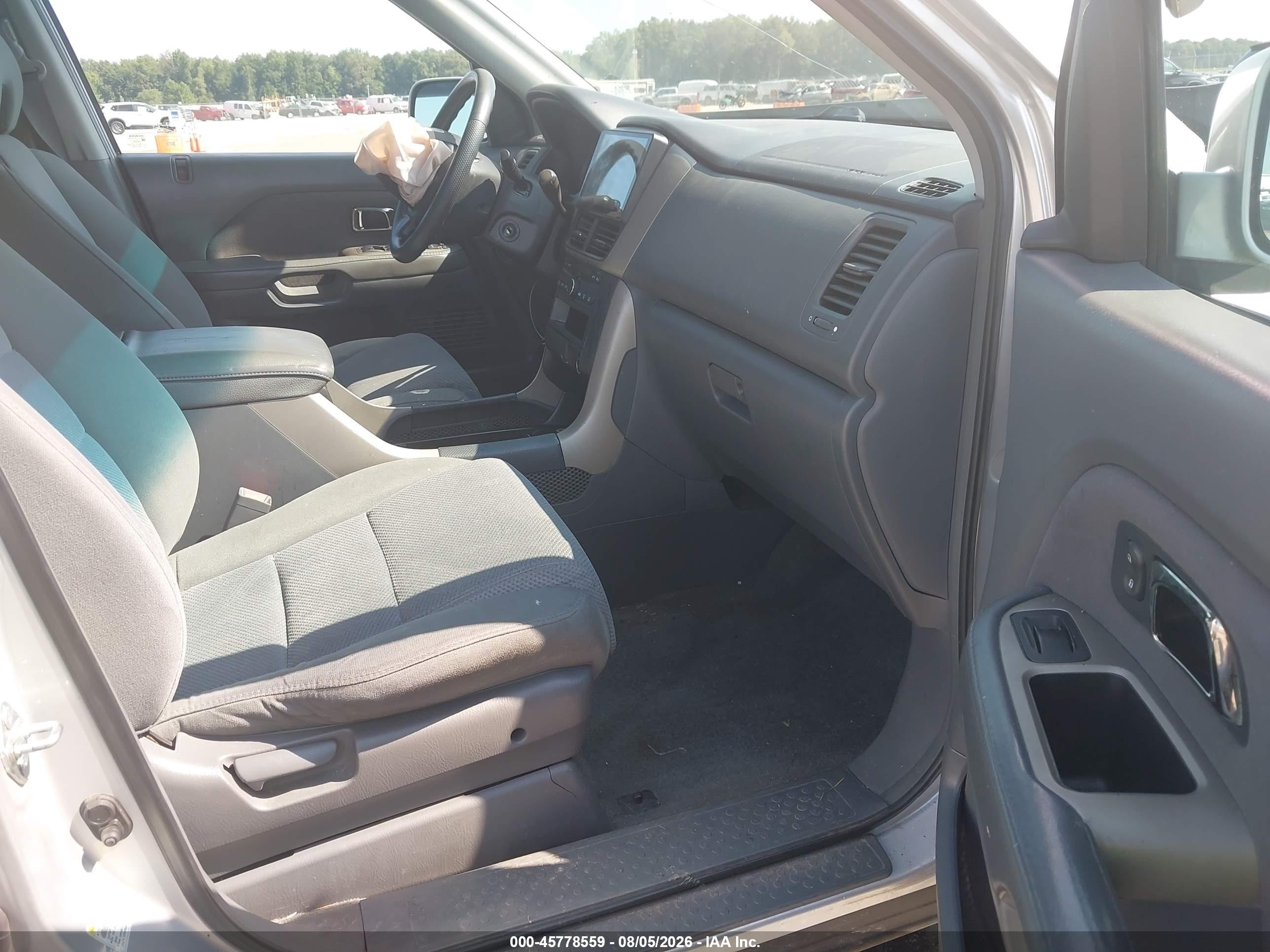 2006 Honda Pilot Ex Silver vin: 2HKYF18476H527625