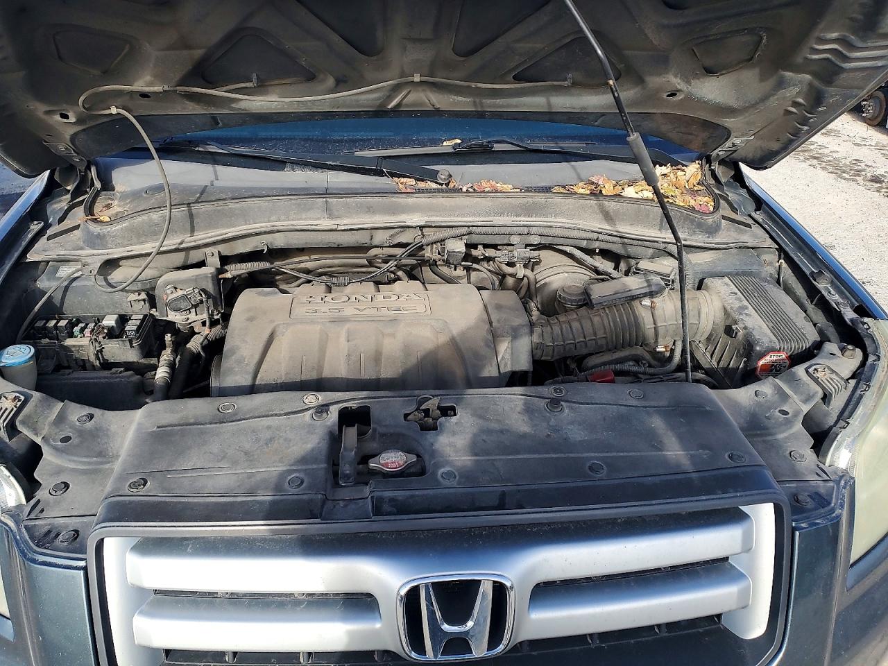 2006 Honda Pilot Ex Black vin: 2HKYF18476H538334