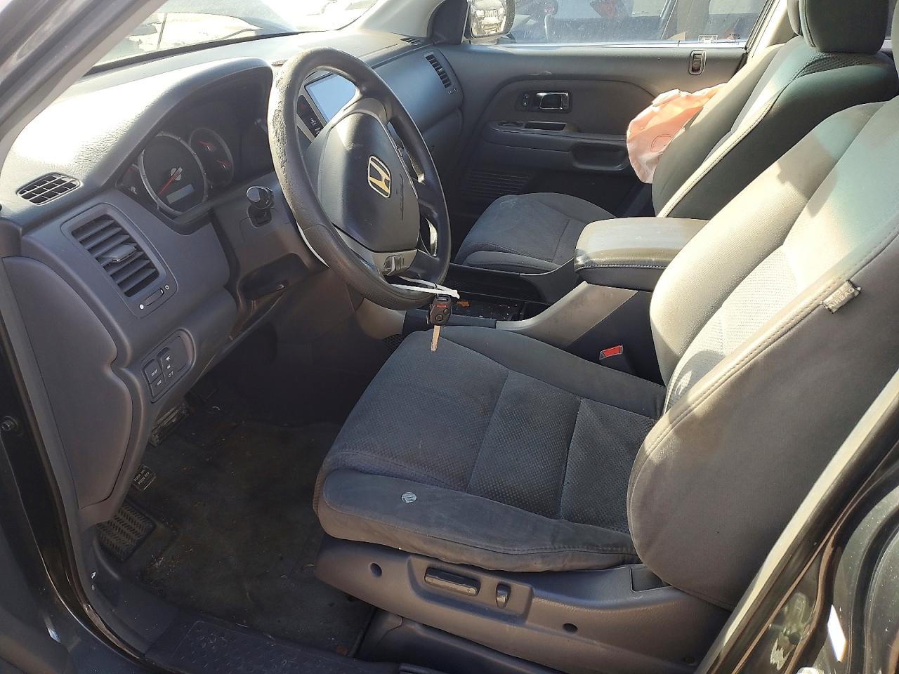 2006 Honda Pilot Ex Black vin: 2HKYF18476H538334