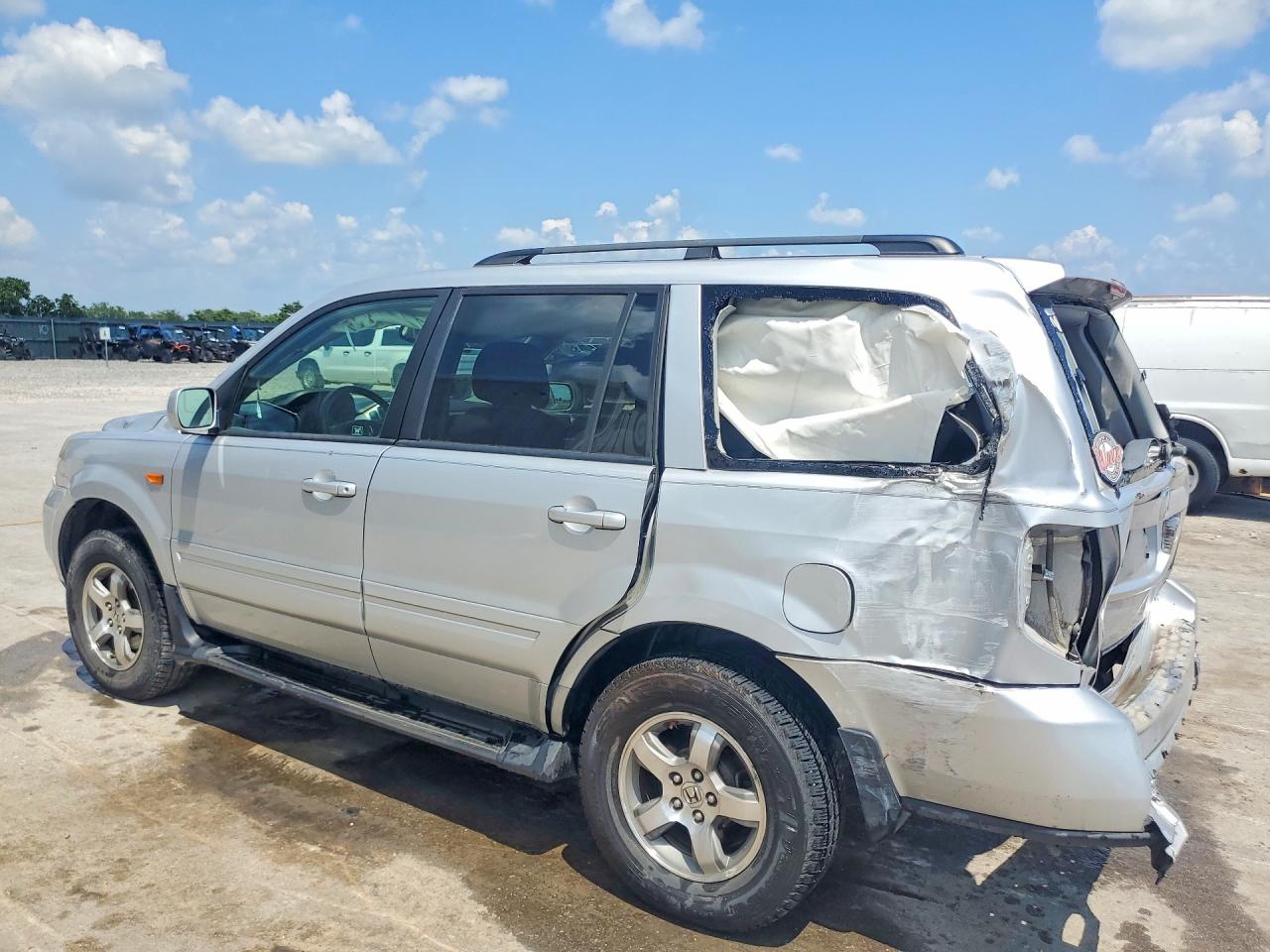 2006 Honda Pilot Ex Серебряный vin: 2HKYF18476H556445