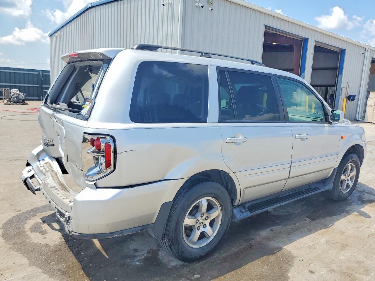 2006 Honda Pilot Ex Серебряный vin: 2HKYF18476H556445