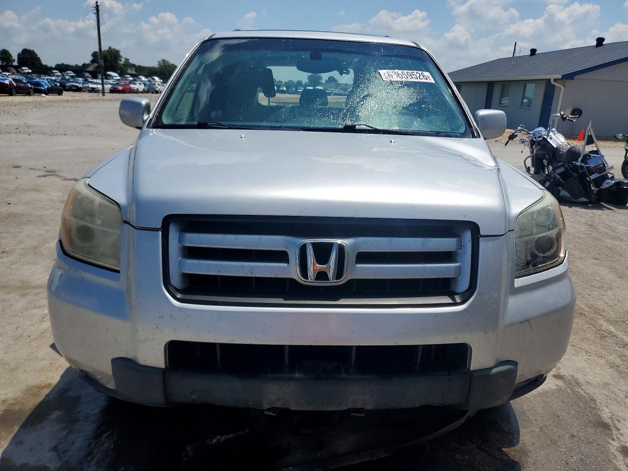 2006 Honda Pilot Ex Серебряный vin: 2HKYF18476H556445