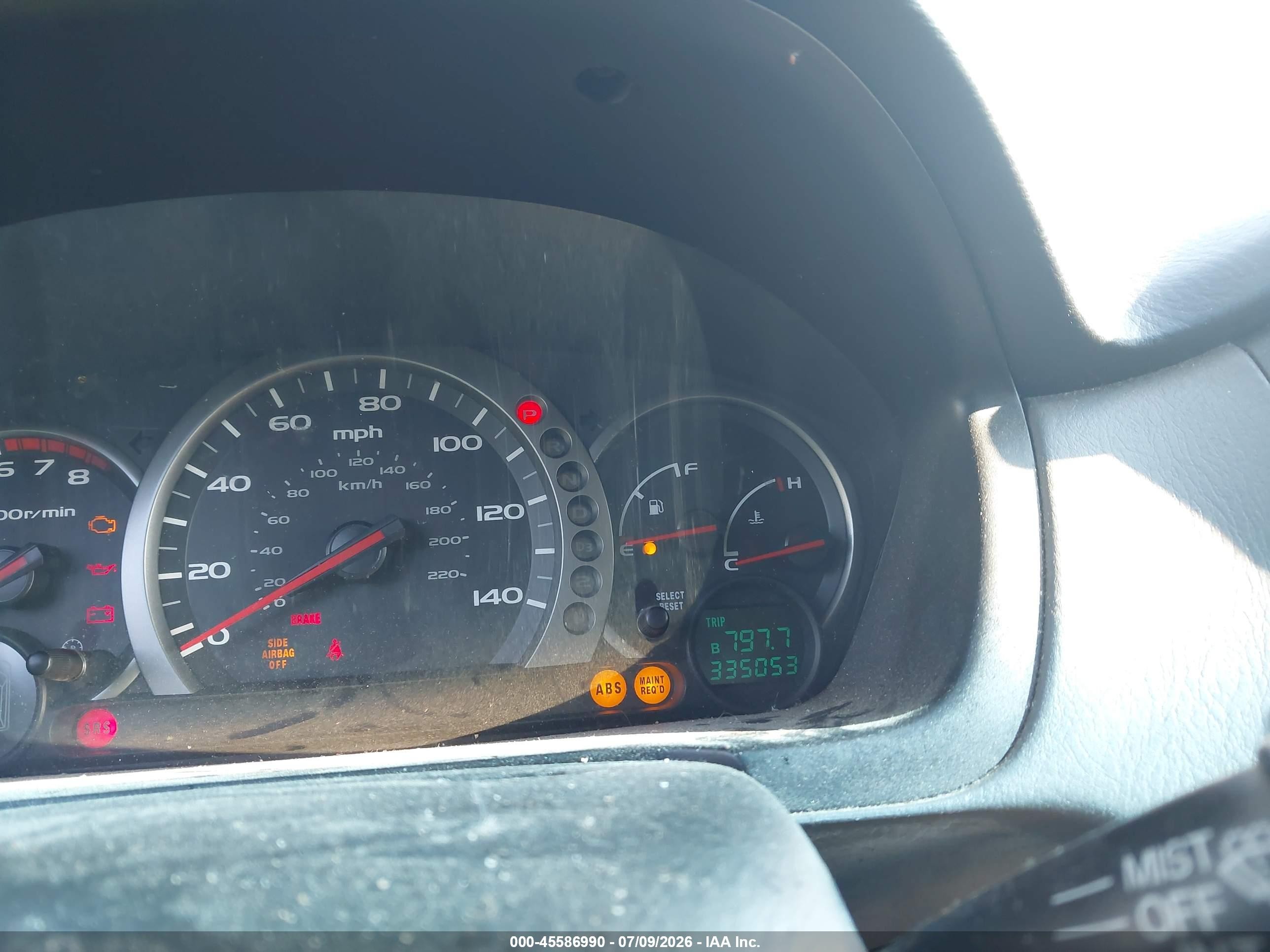 2003 Honda Pilot Ex Silver vin: 2HKYF18483H515835