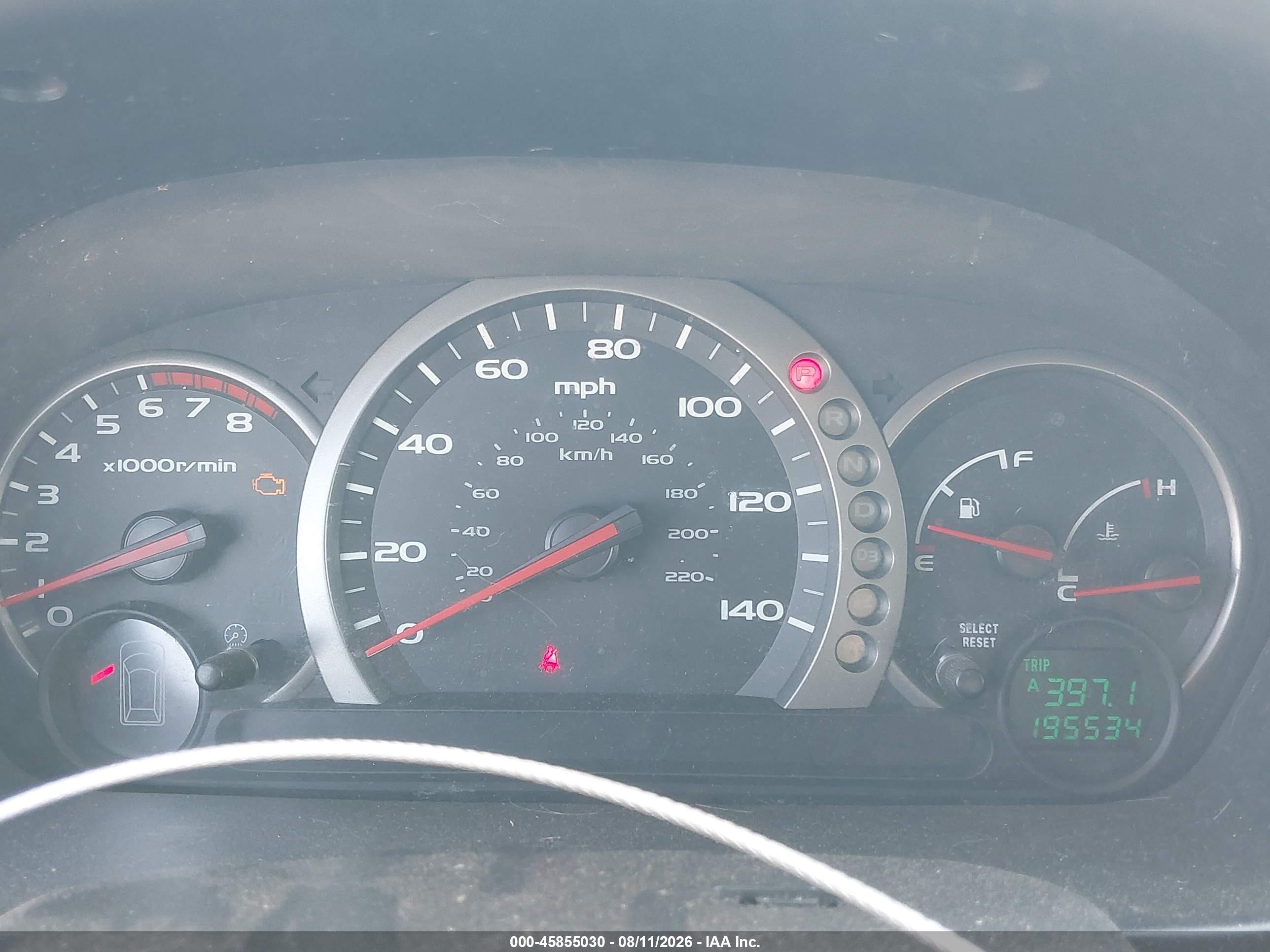 2003 Honda Pilot Ex Gray vin: 2HKYF18483H547734