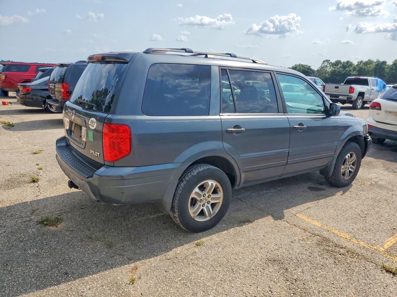 2003 Honda Pilot Ex Green vin: 2HKYF18483H581642