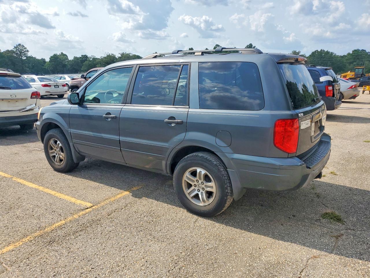 2003 Honda Pilot Ex Green vin: 2HKYF18483H581642