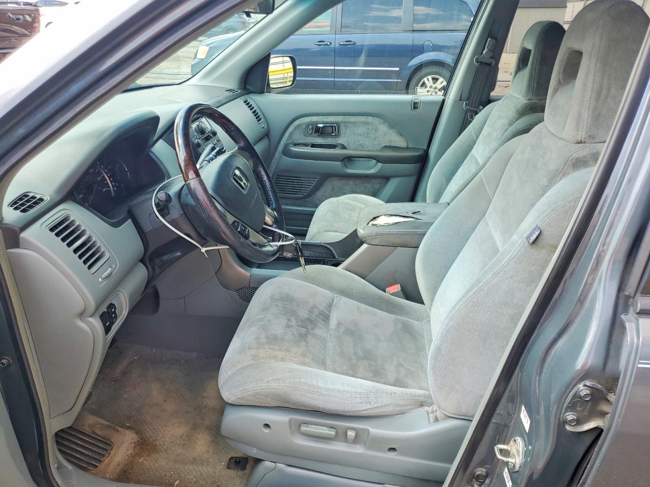2003 Honda Pilot Ex Green vin: 2HKYF18483H581642