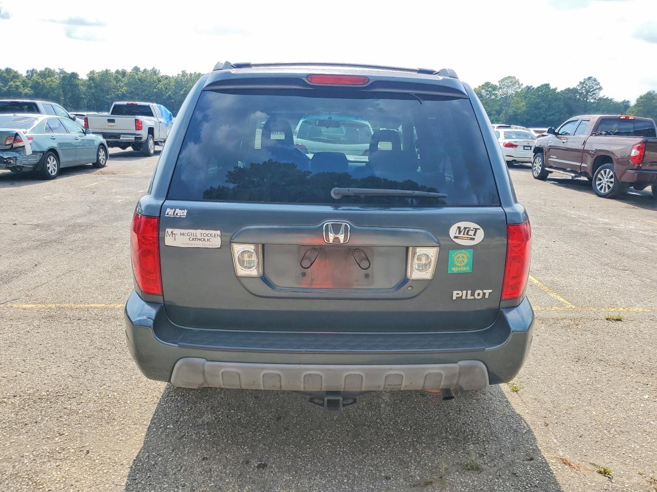 2003 Honda Pilot Ex Green vin: 2HKYF18483H581642