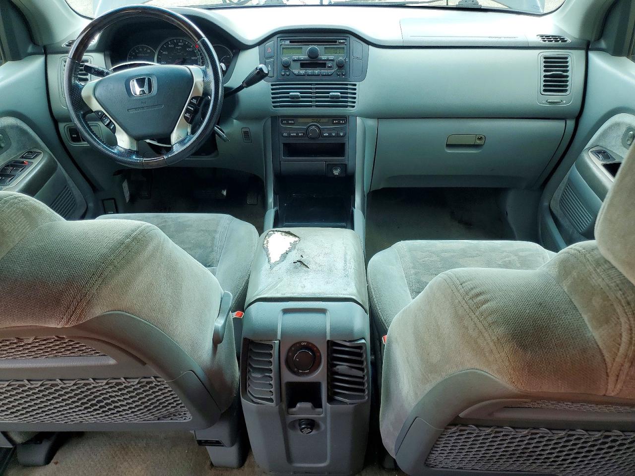 2003 Honda Pilot Ex Green vin: 2HKYF18483H581642