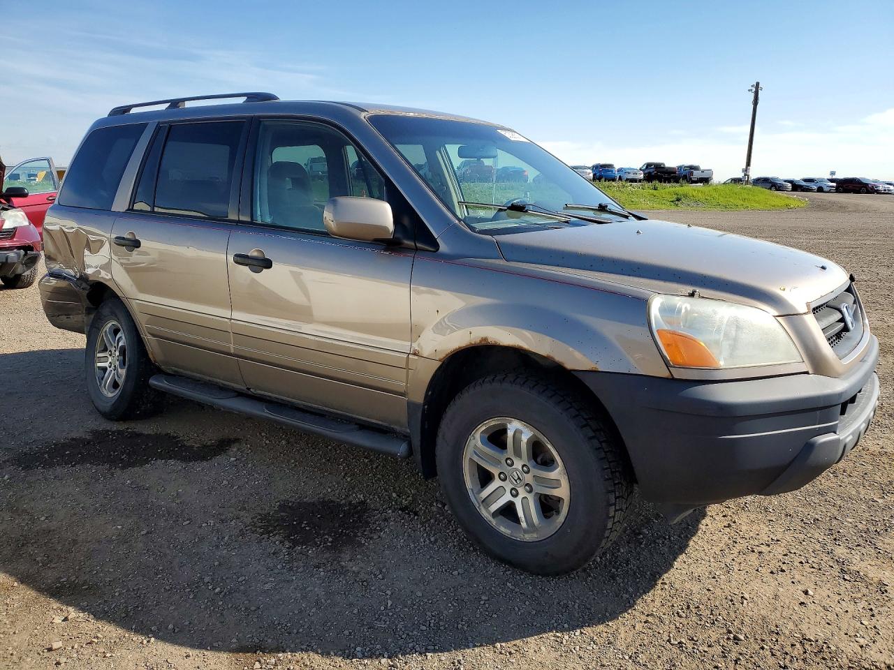 2004 Honda Pilot Ex Gold vin: 2HKYF18484H003929