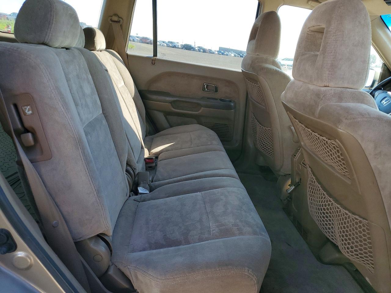 2004 Honda Pilot Ex Gold vin: 2HKYF18484H003929