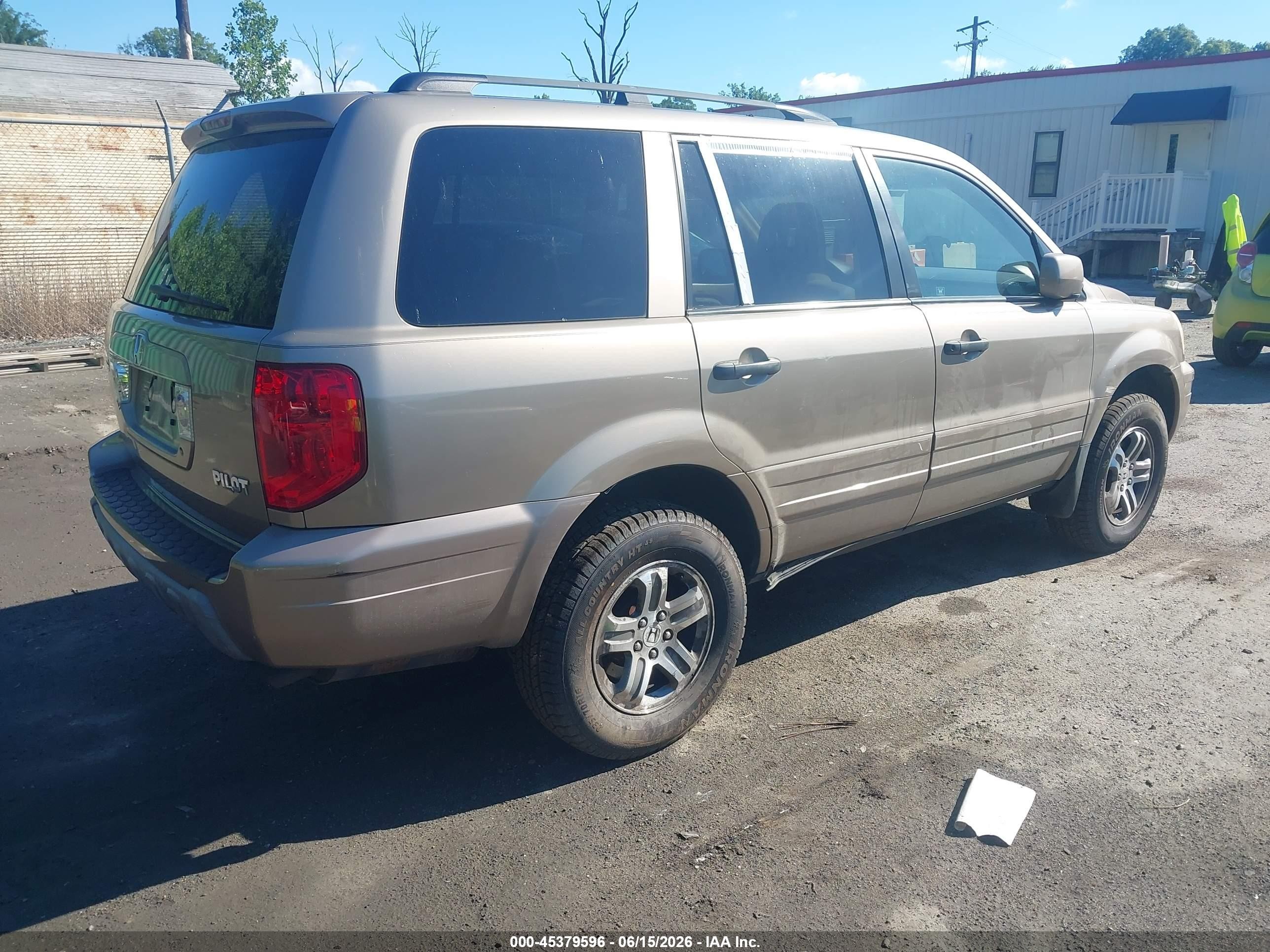 2004 Honda Pilot Ex Gold vin: 2HKYF18484H577527