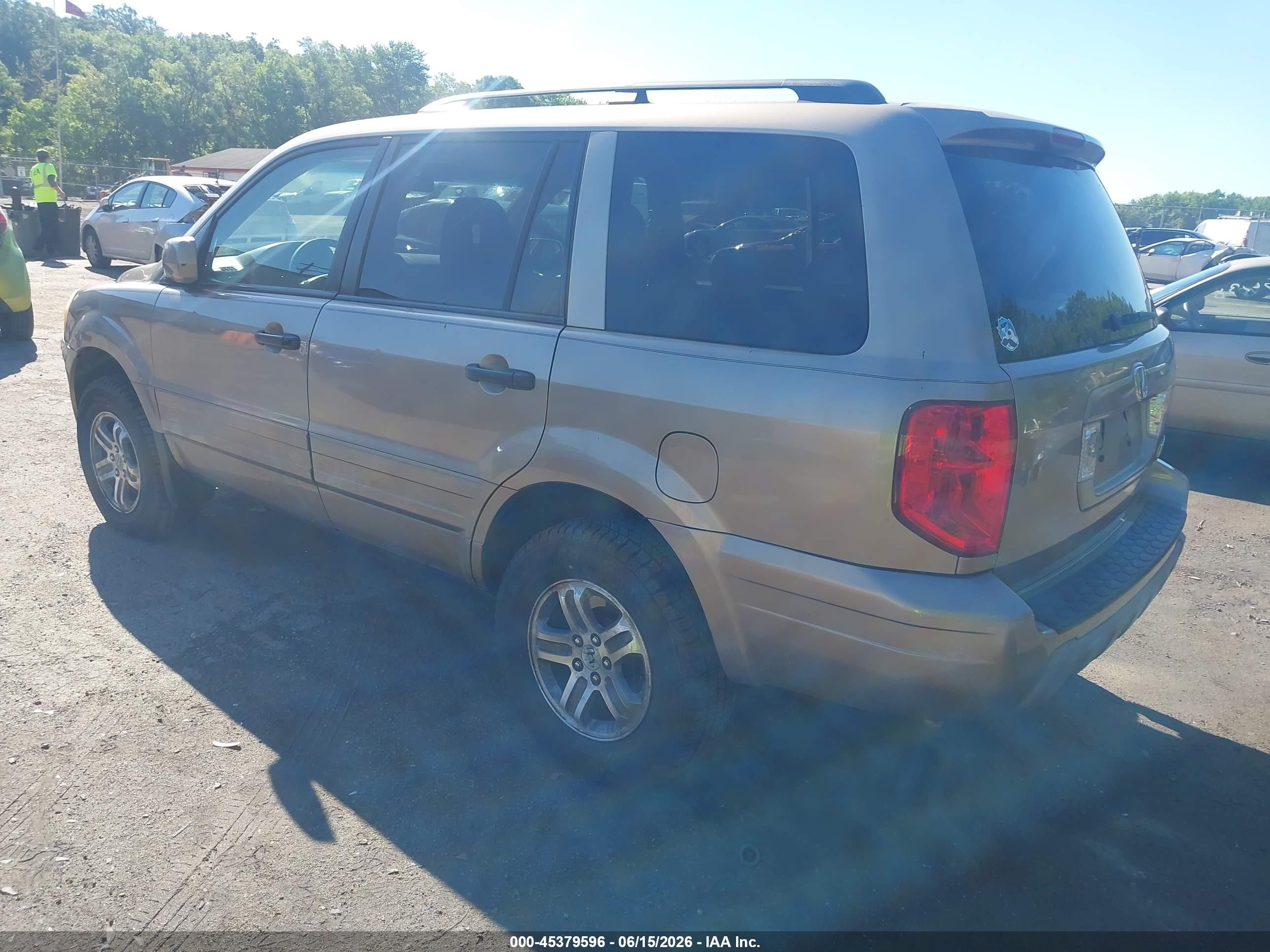 2004 Honda Pilot Ex Gold vin: 2HKYF18484H577527