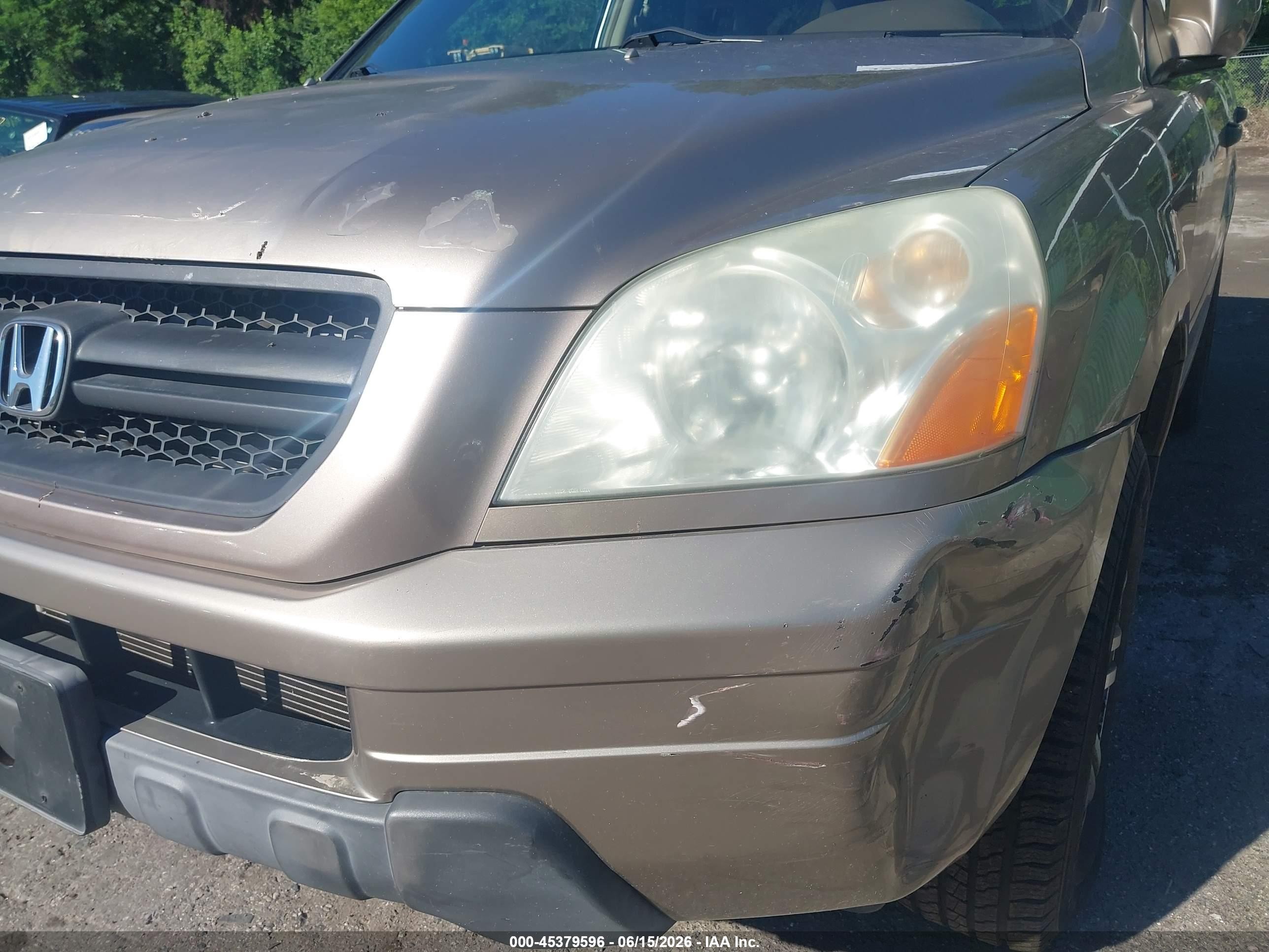 2004 Honda Pilot Ex Gold vin: 2HKYF18484H577527
