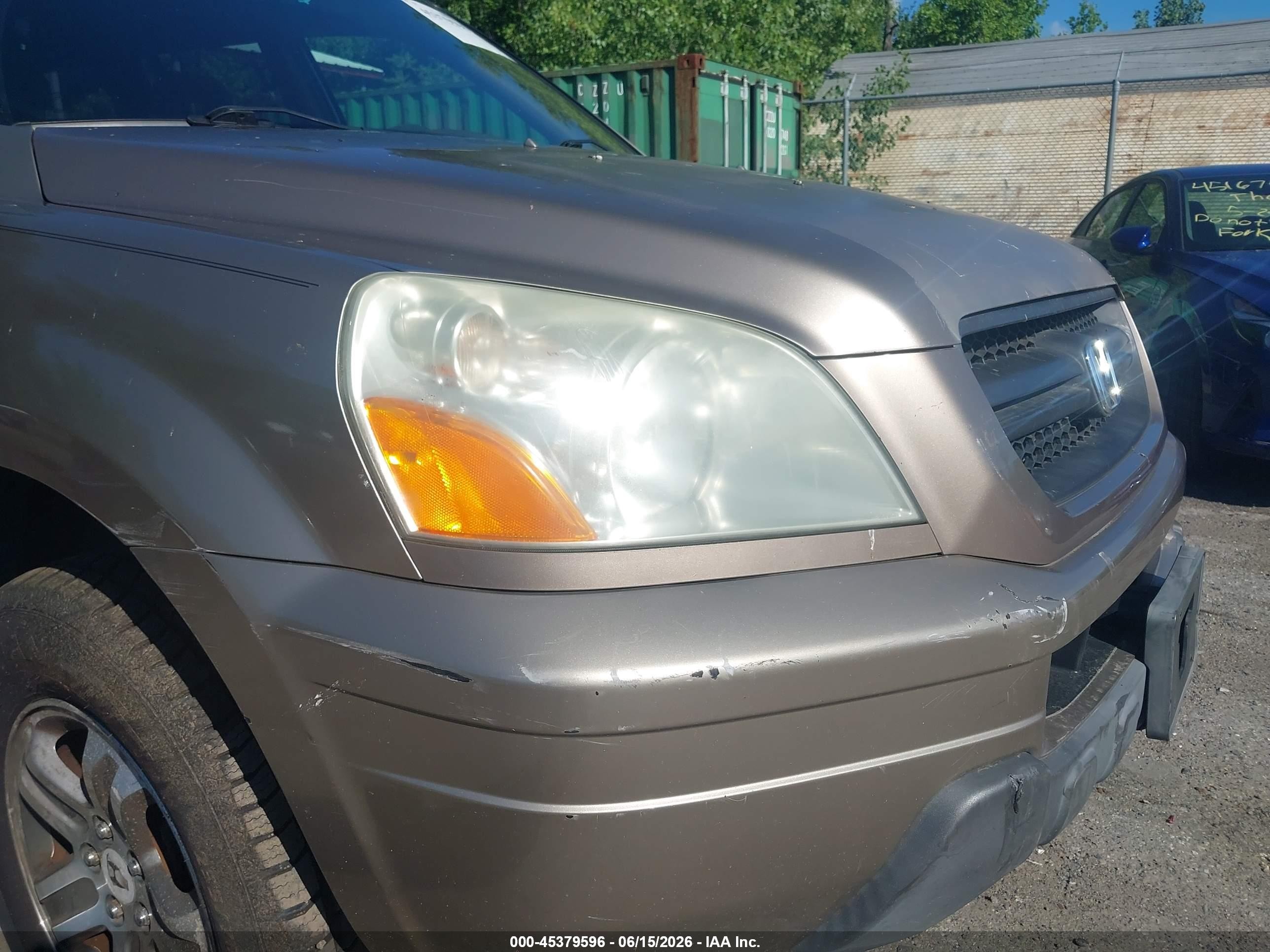2004 Honda Pilot Ex Gold vin: 2HKYF18484H577527