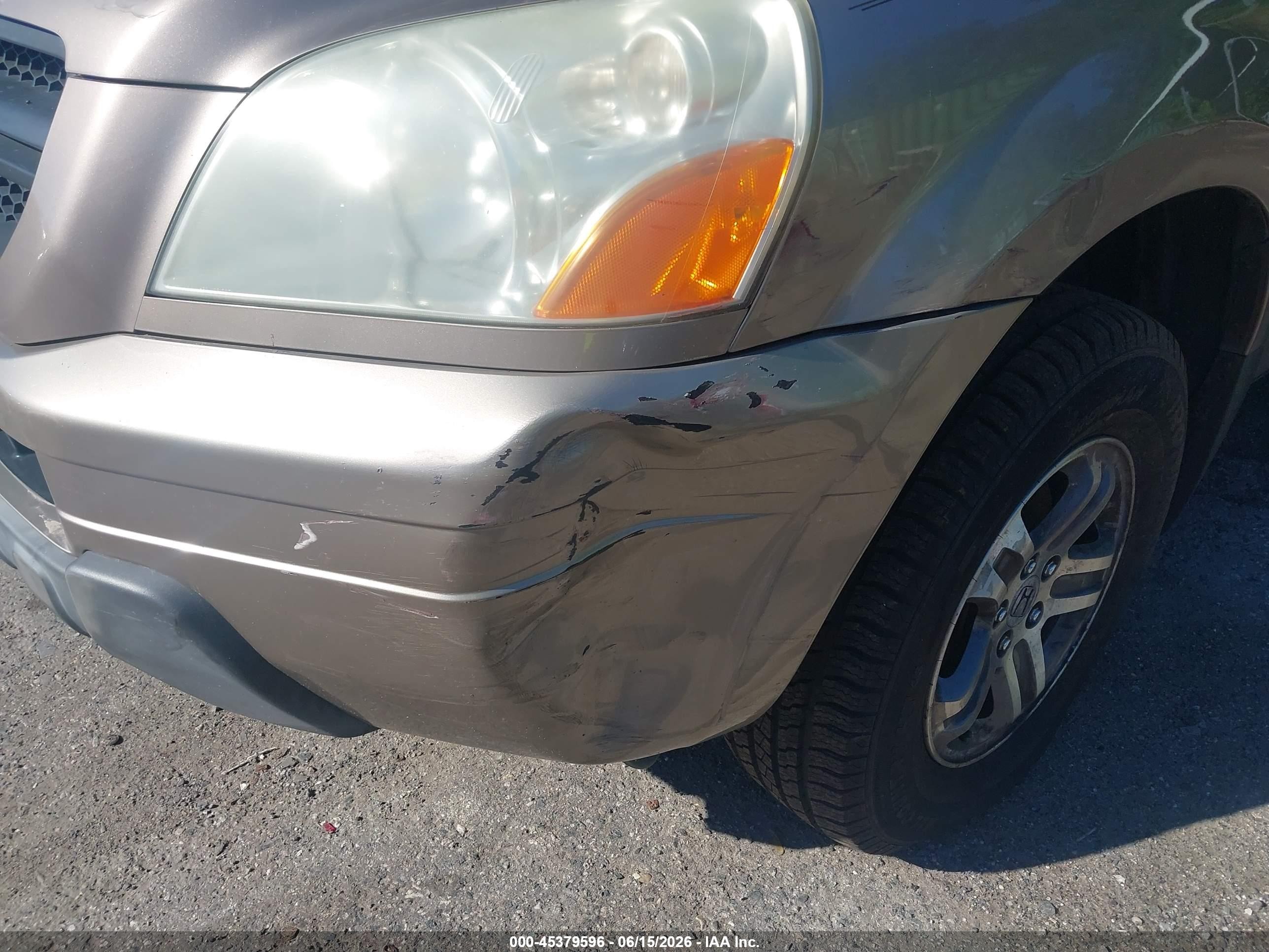 2004 Honda Pilot Ex Gold vin: 2HKYF18484H577527