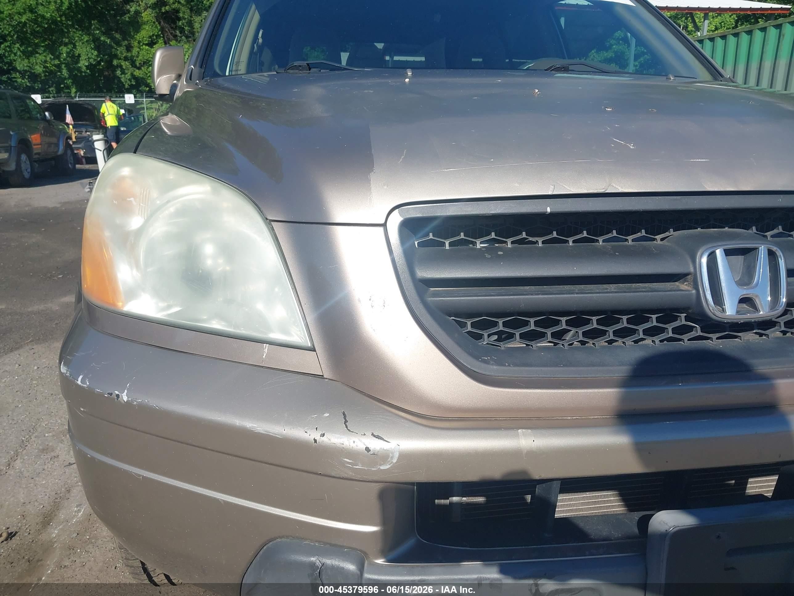 2004 Honda Pilot Ex Gold vin: 2HKYF18484H577527