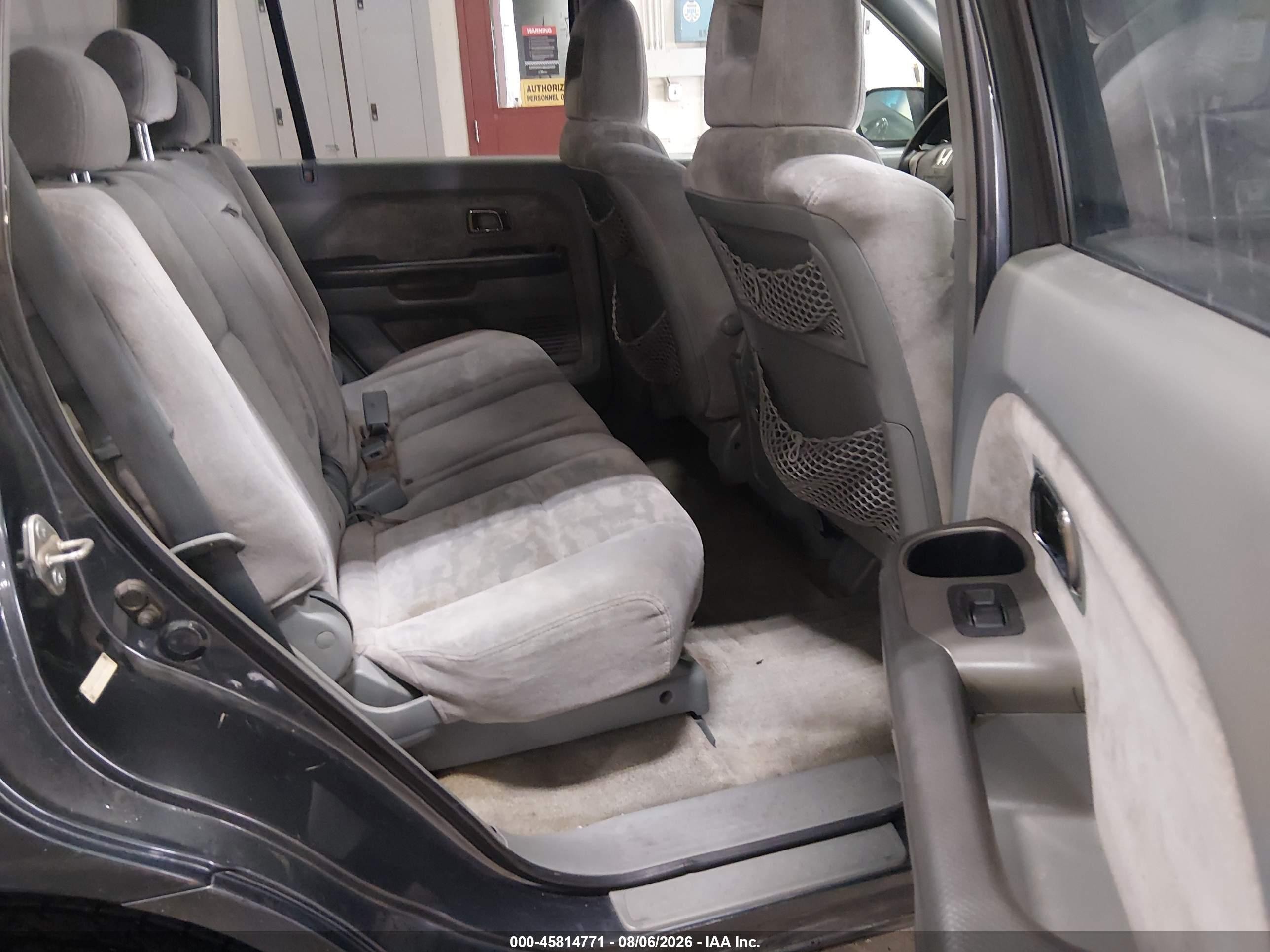 2005 Honda Pilot Ex Серый vin: 2HKYF18485H513523
