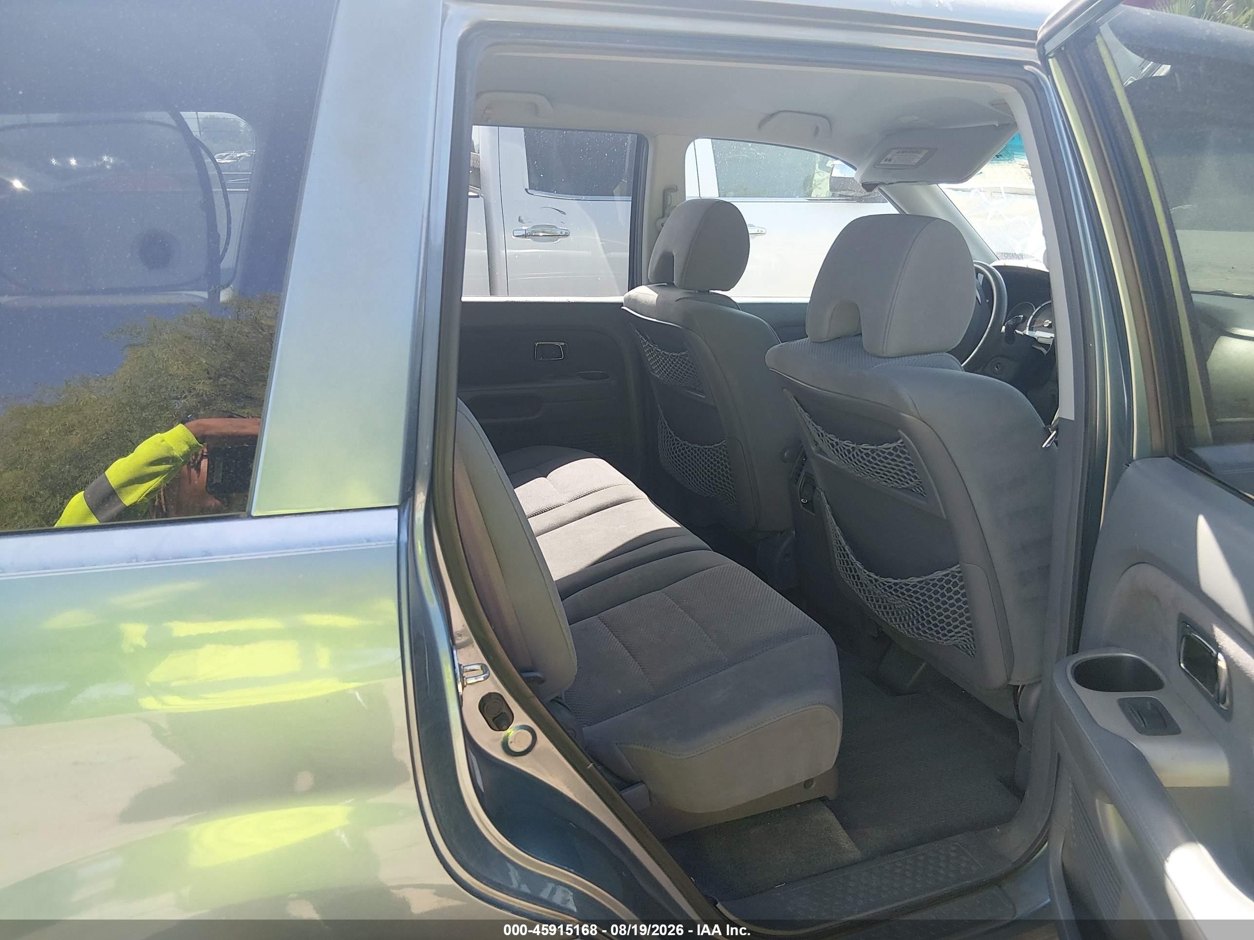 2006 Honda Pilot Ex Teal vin: 2HKYF18486H523518