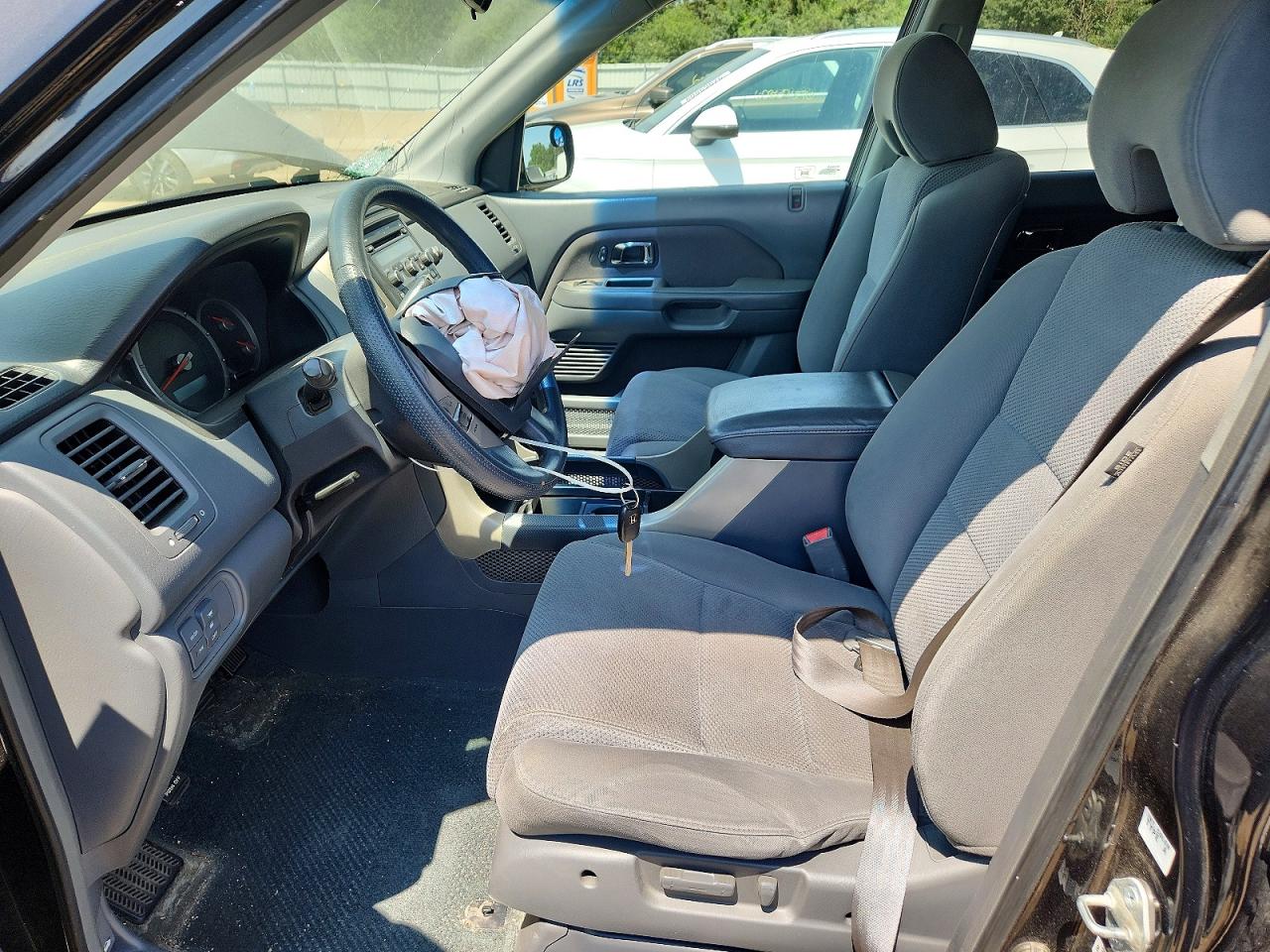 2006 Honda Pilot Ex Black vin: 2HKYF18486H548211